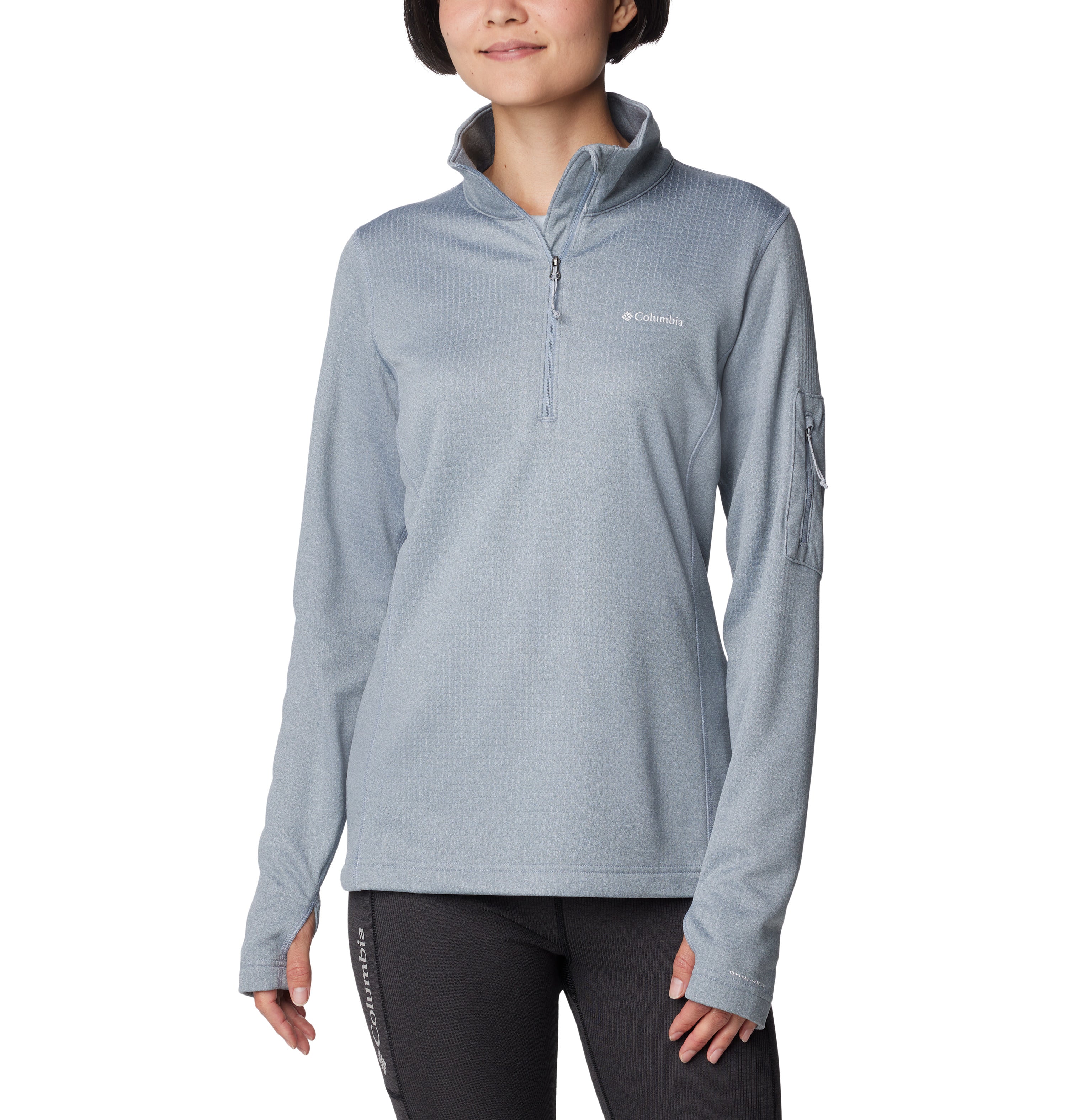 SUDADERA MUJER COLUMBIA | W PARK VIEW GRID FLEECE 1/2 ZIP