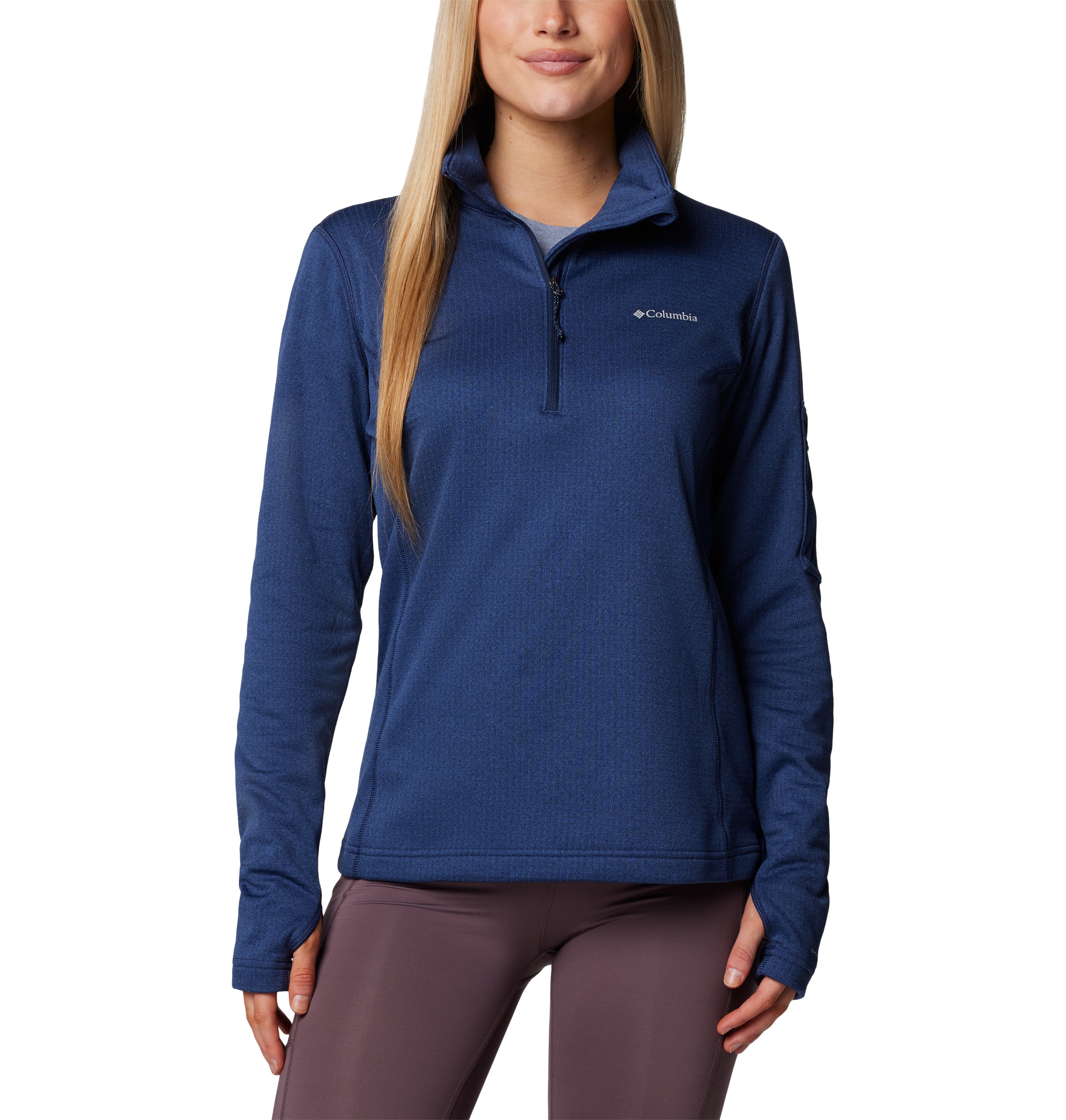 SUDADERA MUJER COLUMBIA | W PARK VIEW GRID FLEECE 1/2 ZIP