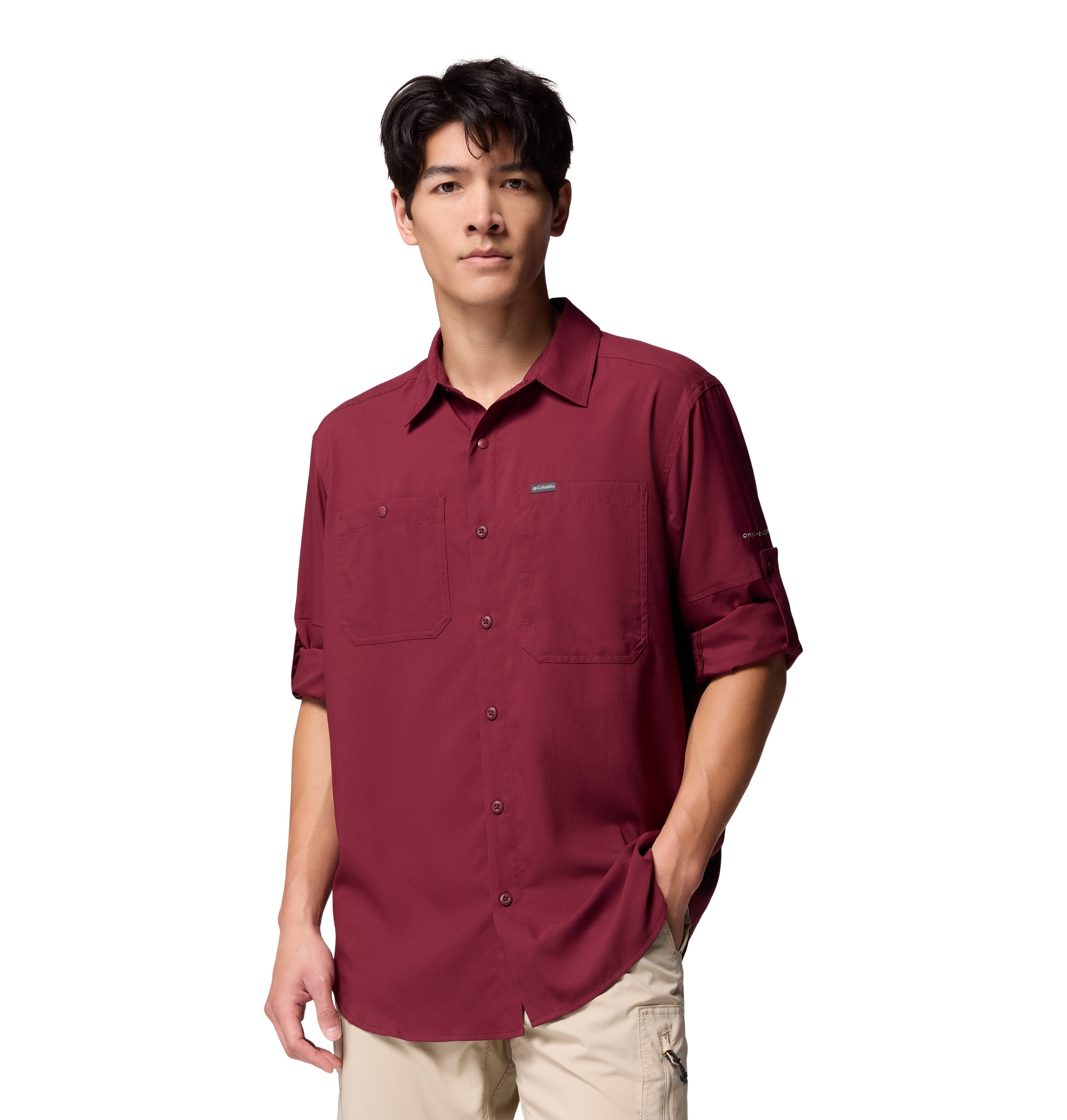 Camisa de manga larga para hombre Columbia Silver Ridge Utility Lite