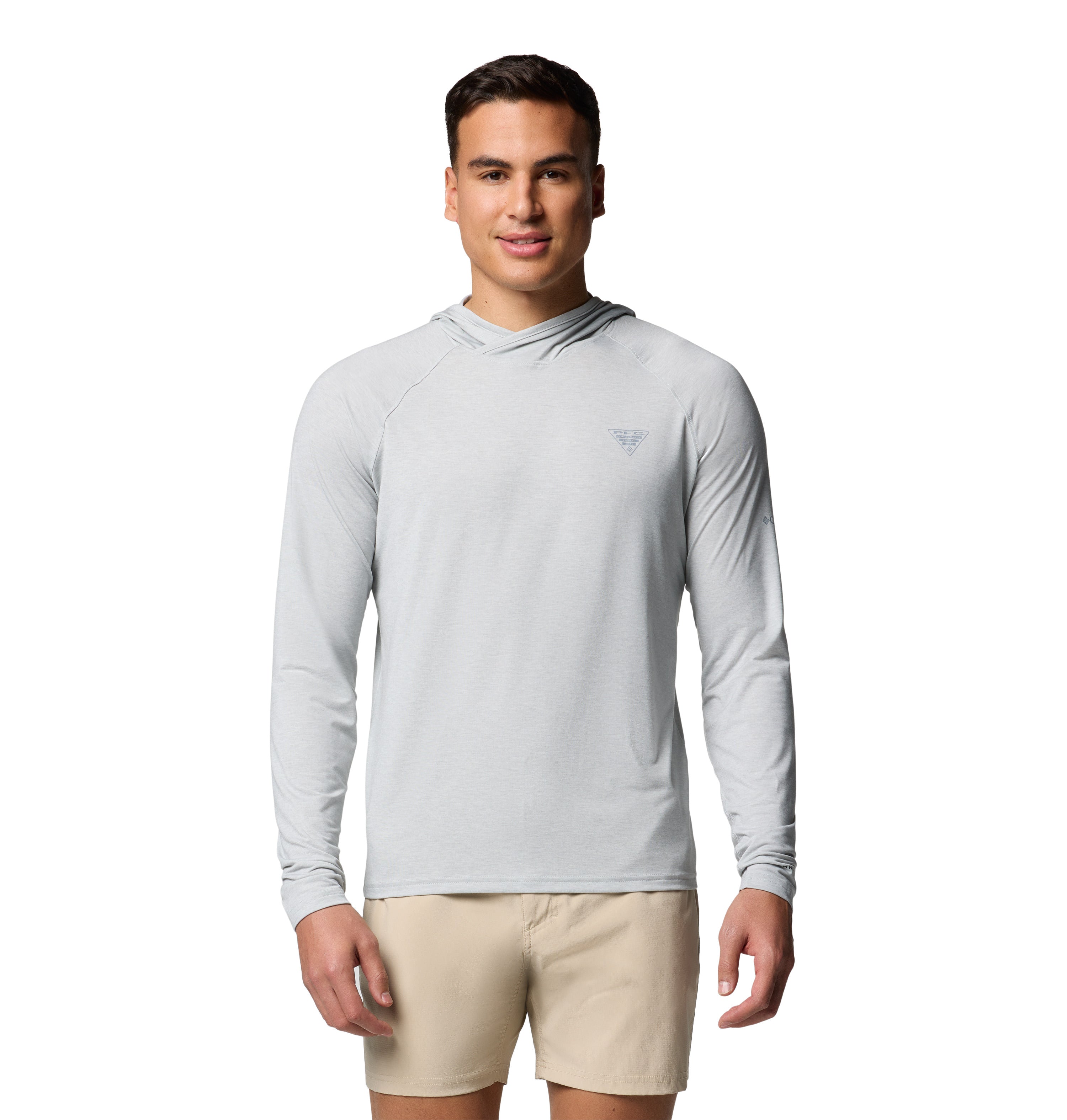 Playera con gorro para hombre Columbia PFG Uncharted Hoodie