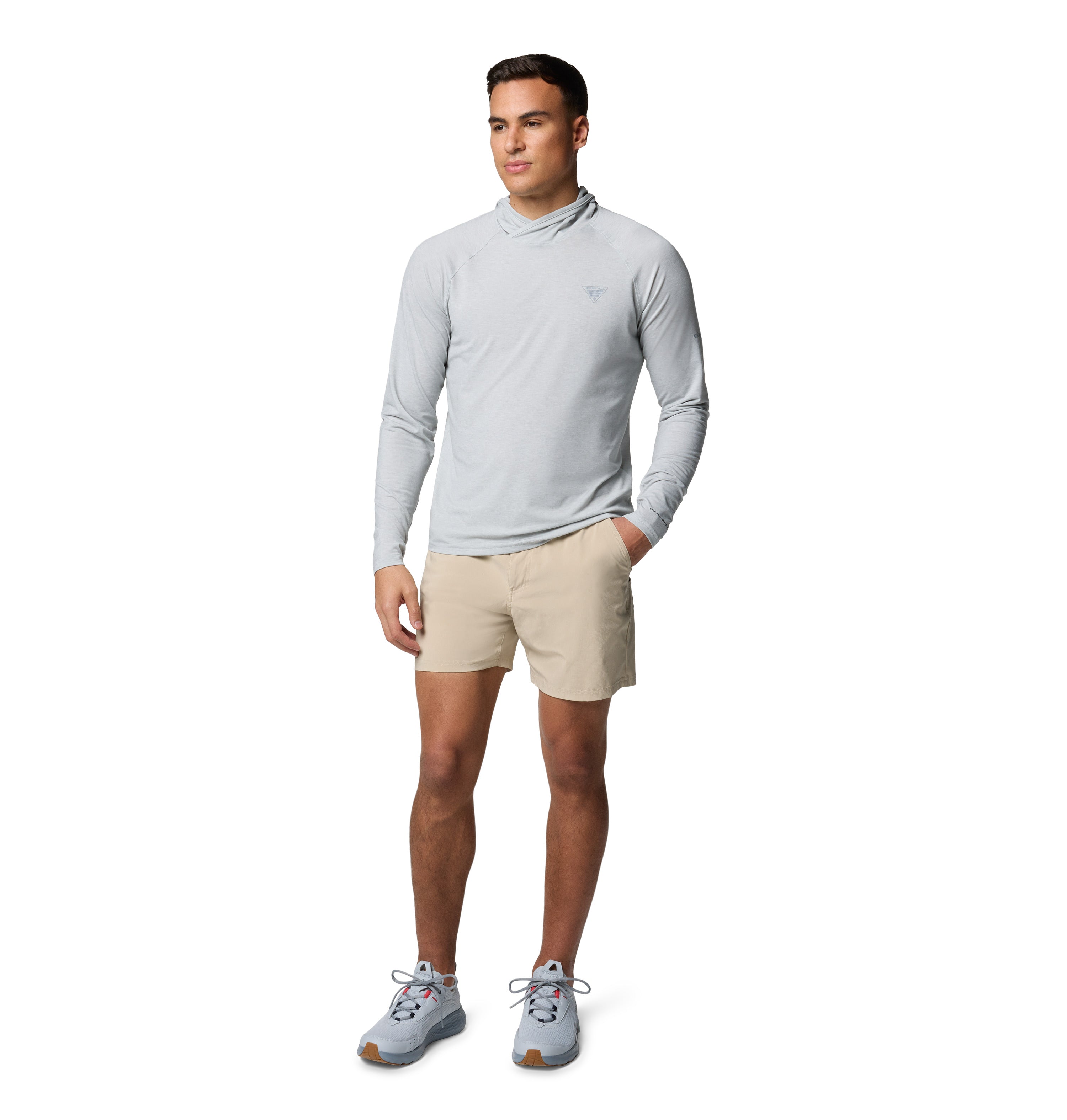 Playera con gorro para hombre Columbia PFG Uncharted Hoodie
