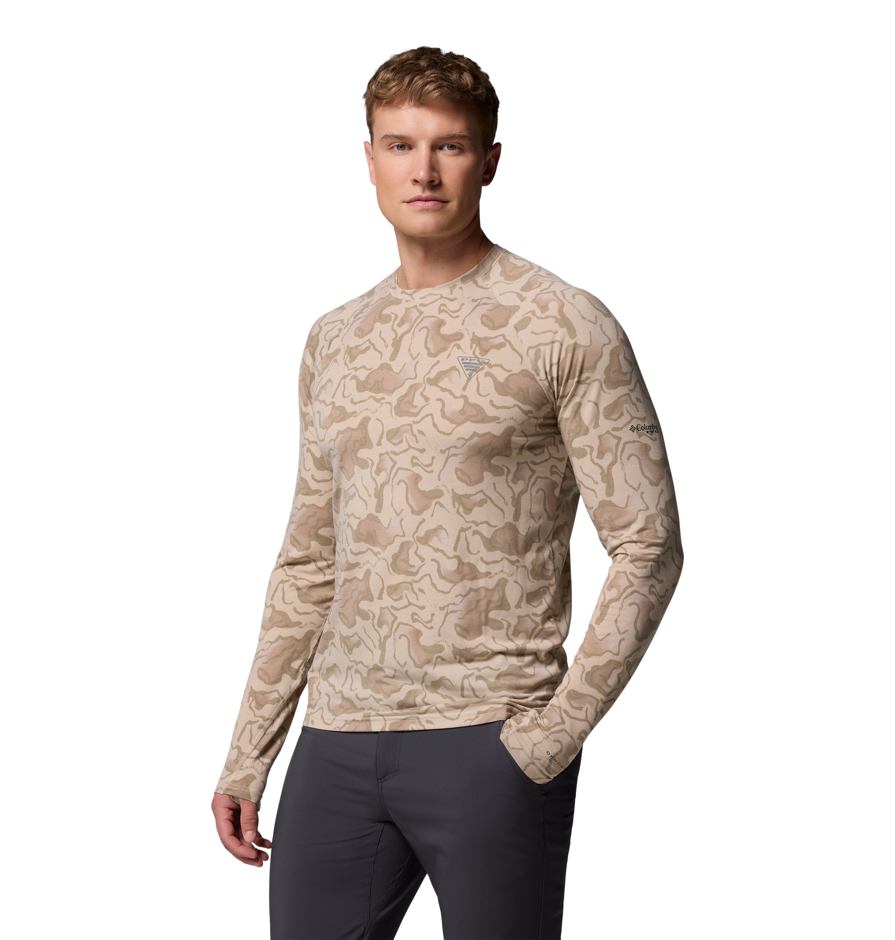 Playera de manga larga para hombre Columbia PFG Uncharted