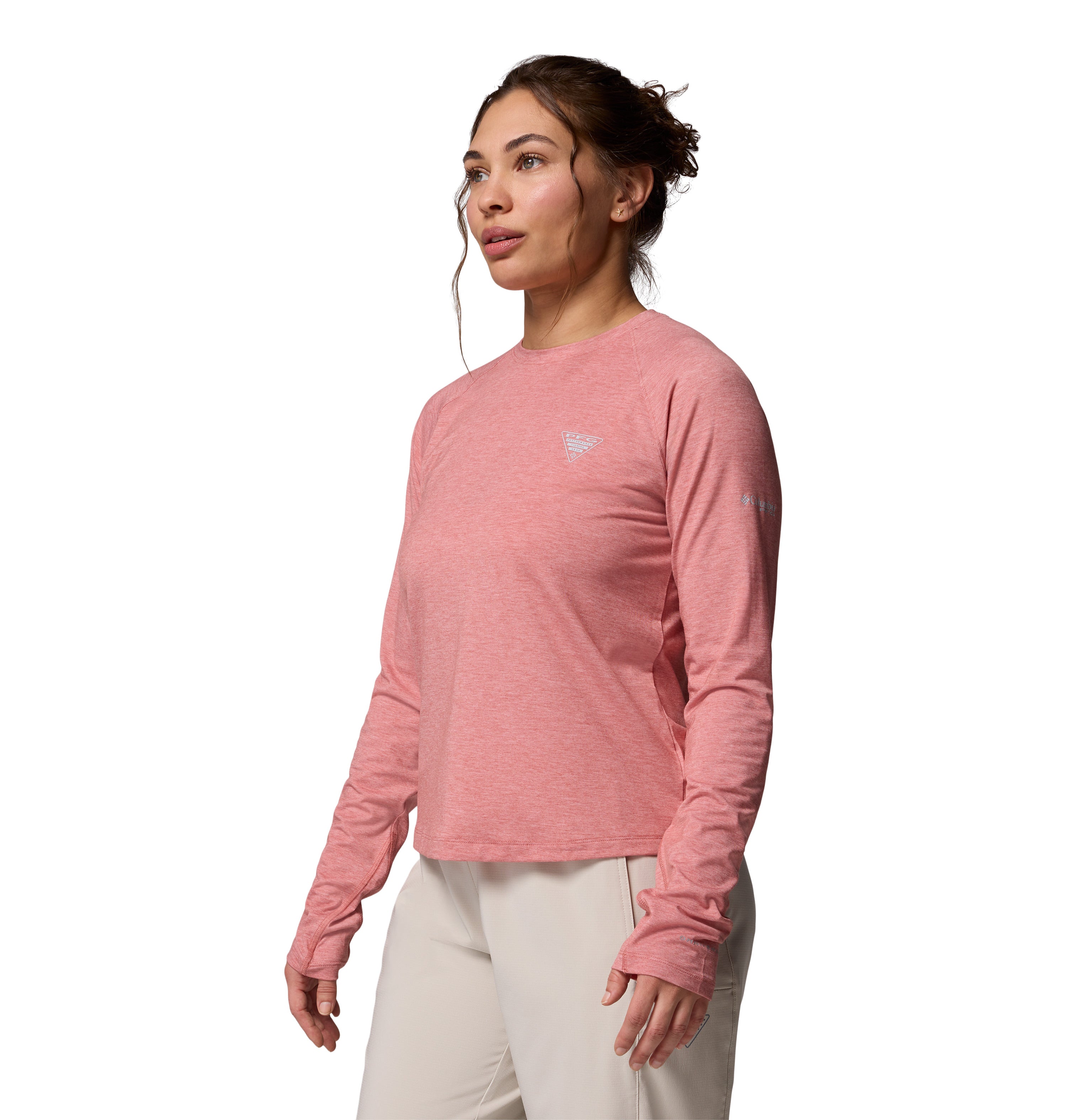 Playera de manga larga para mujer Columbia PFG Uncharted Knit