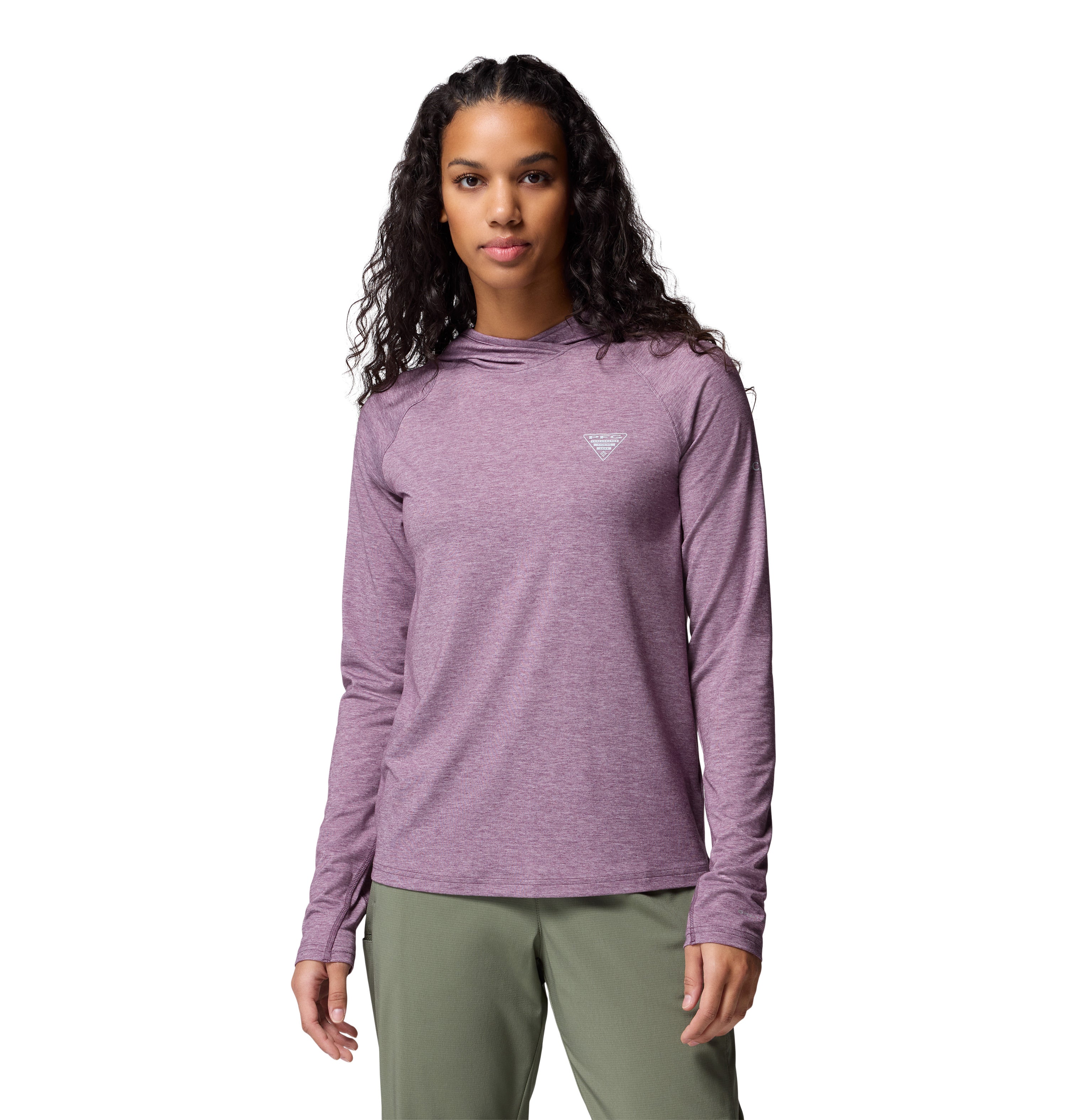 Playera con gorro para mujer Columbia PFG Uncharted