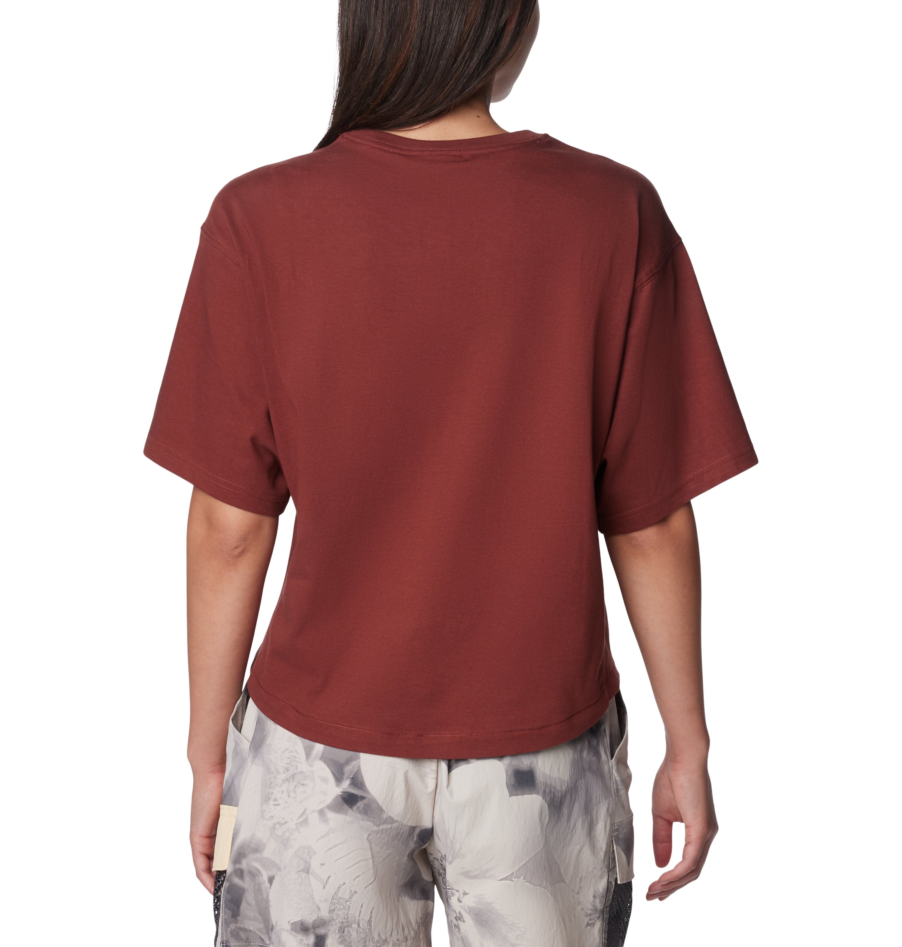 Playera para Mujer Painted Peak Knit SS Cropped Top