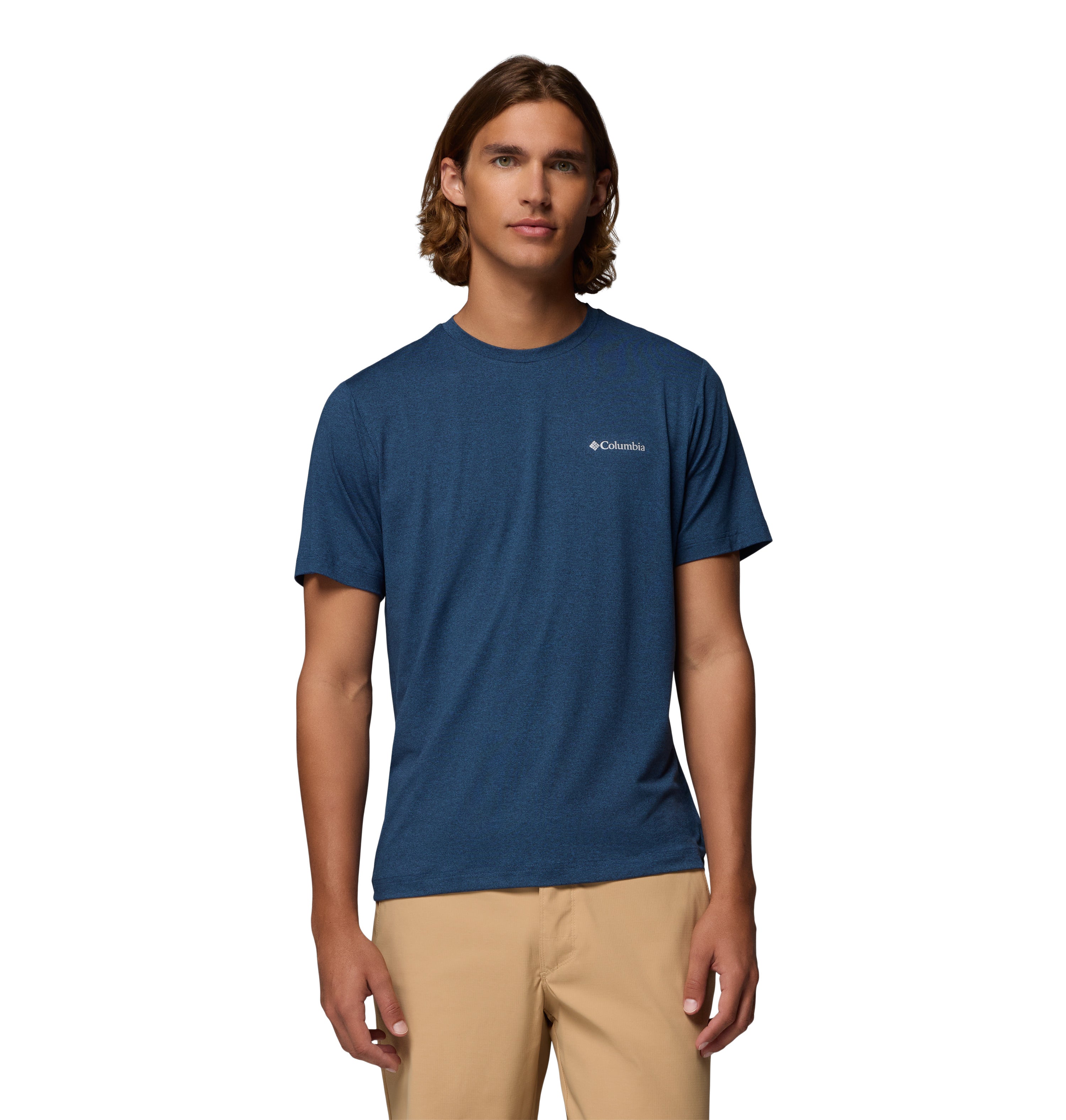 Playera de manga corta para hombre Columbia Tech Trail Crew Neck II