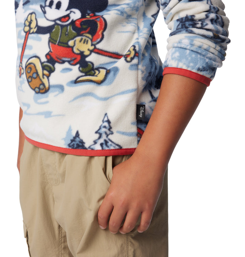 Sudadera Toddler para niños pequeños Unisex Disney 100 Half Snap Fleece
