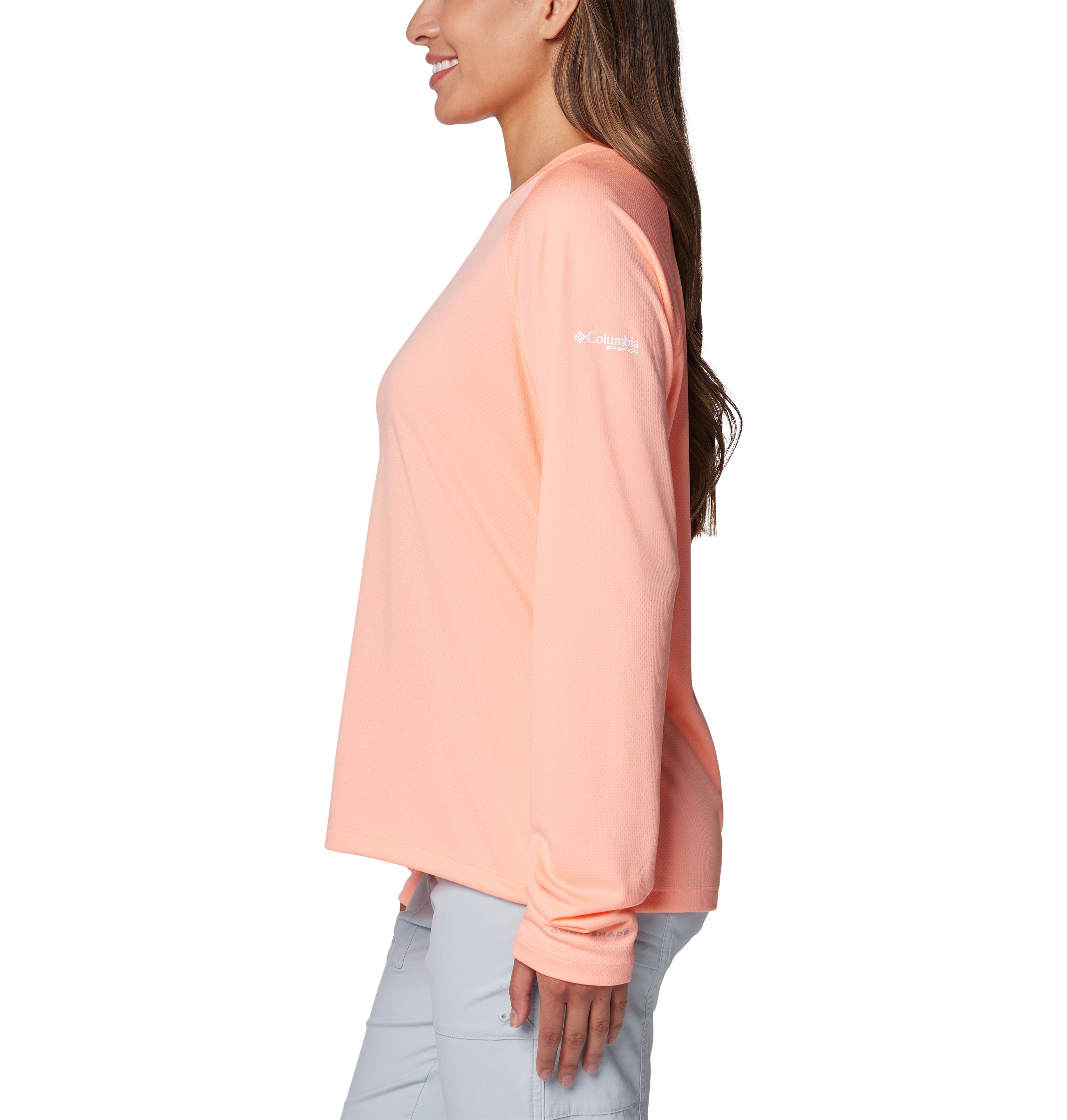 PLAYERA MUJER COLUMBIA | PFG SOLAR STREAM LS