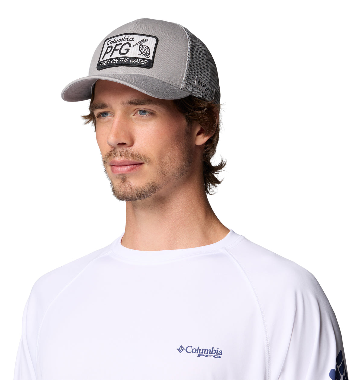 Gorra de pesca PFG Unisex Columbia PFG Patch Mesh Ball Cap