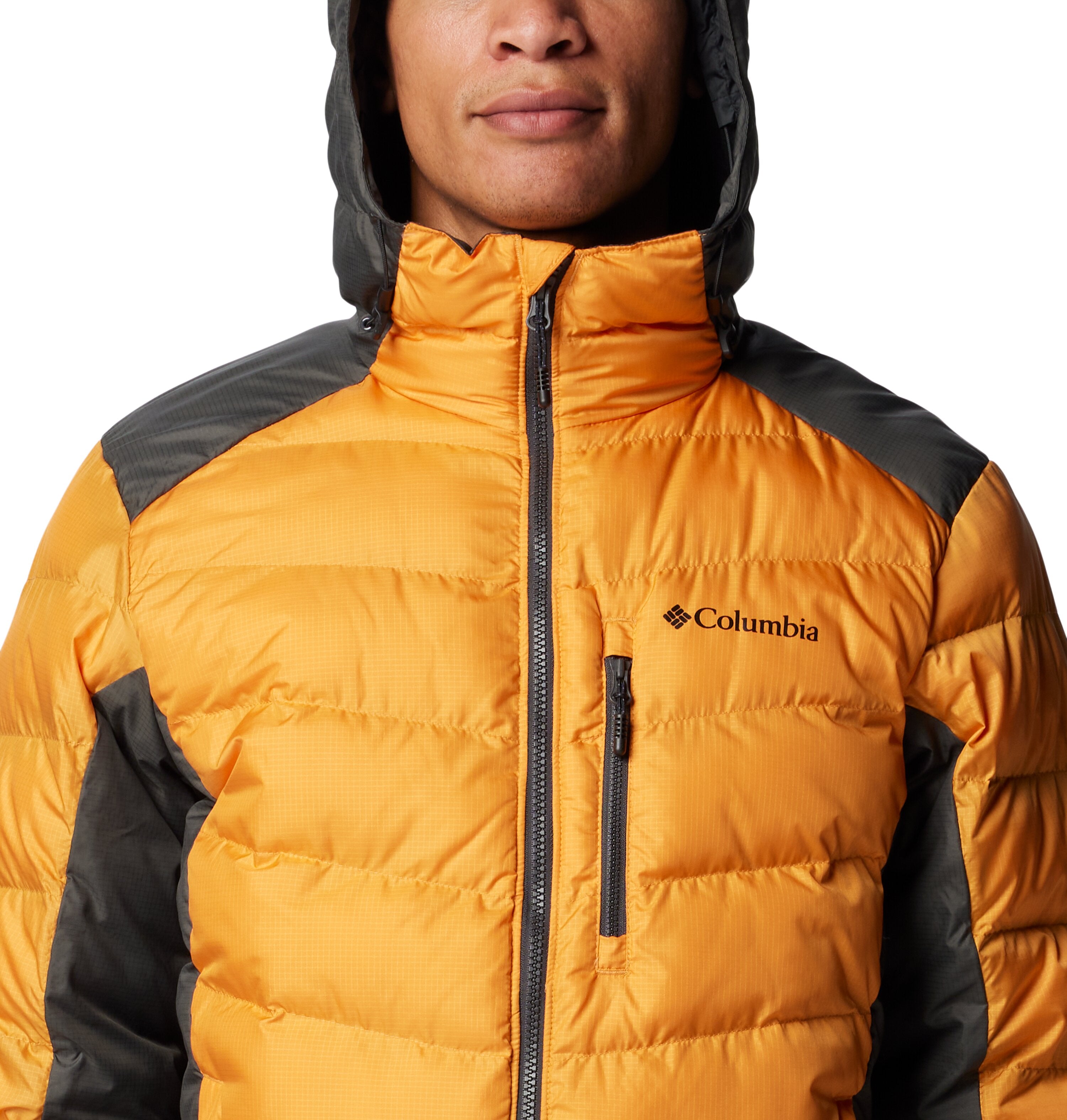 CHAMARRA HOMBRE COLUMBIA LABYRINTH LOOP II HOODED JACKET XXL AMARILLO
