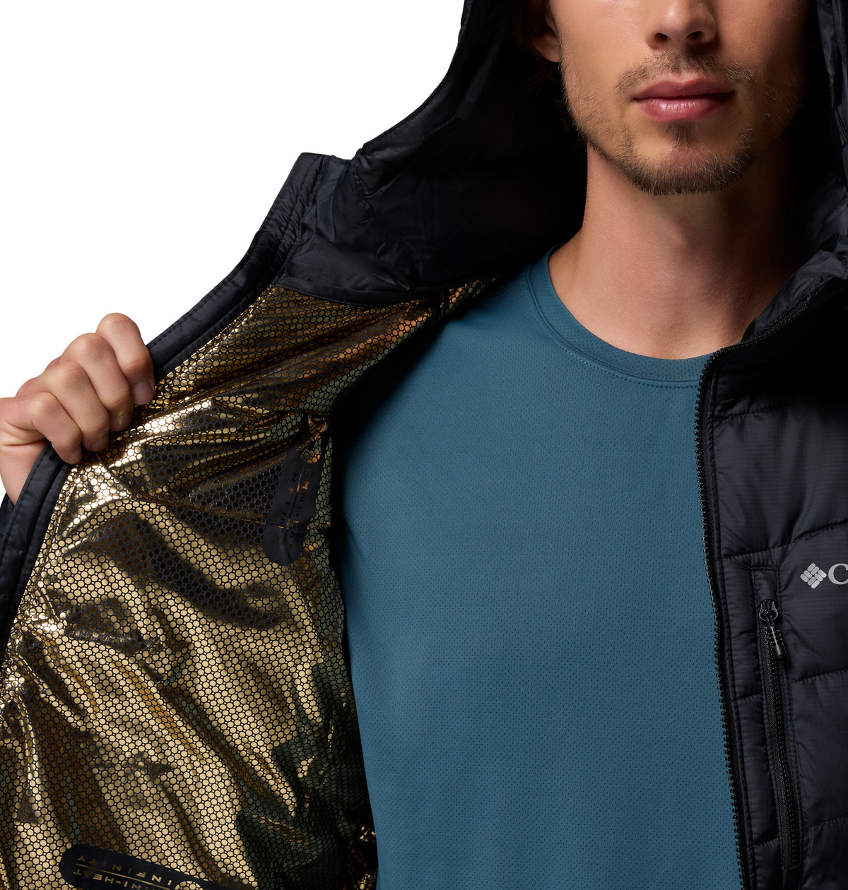 Chamarra Térmica con gorro para Hombre Columbia Labyrinth Loop II Hooded Jacket