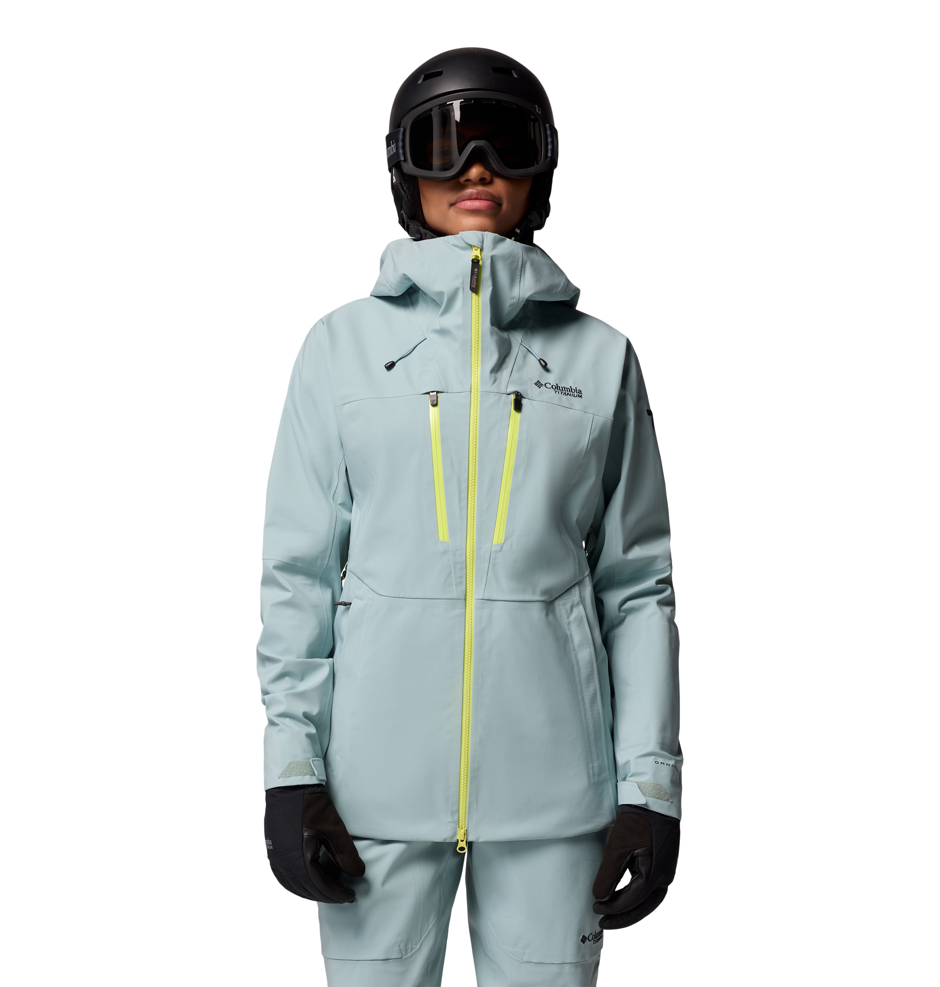 Chamarra impermeable para mujer Columbia Platinum Peak II 3L Shell