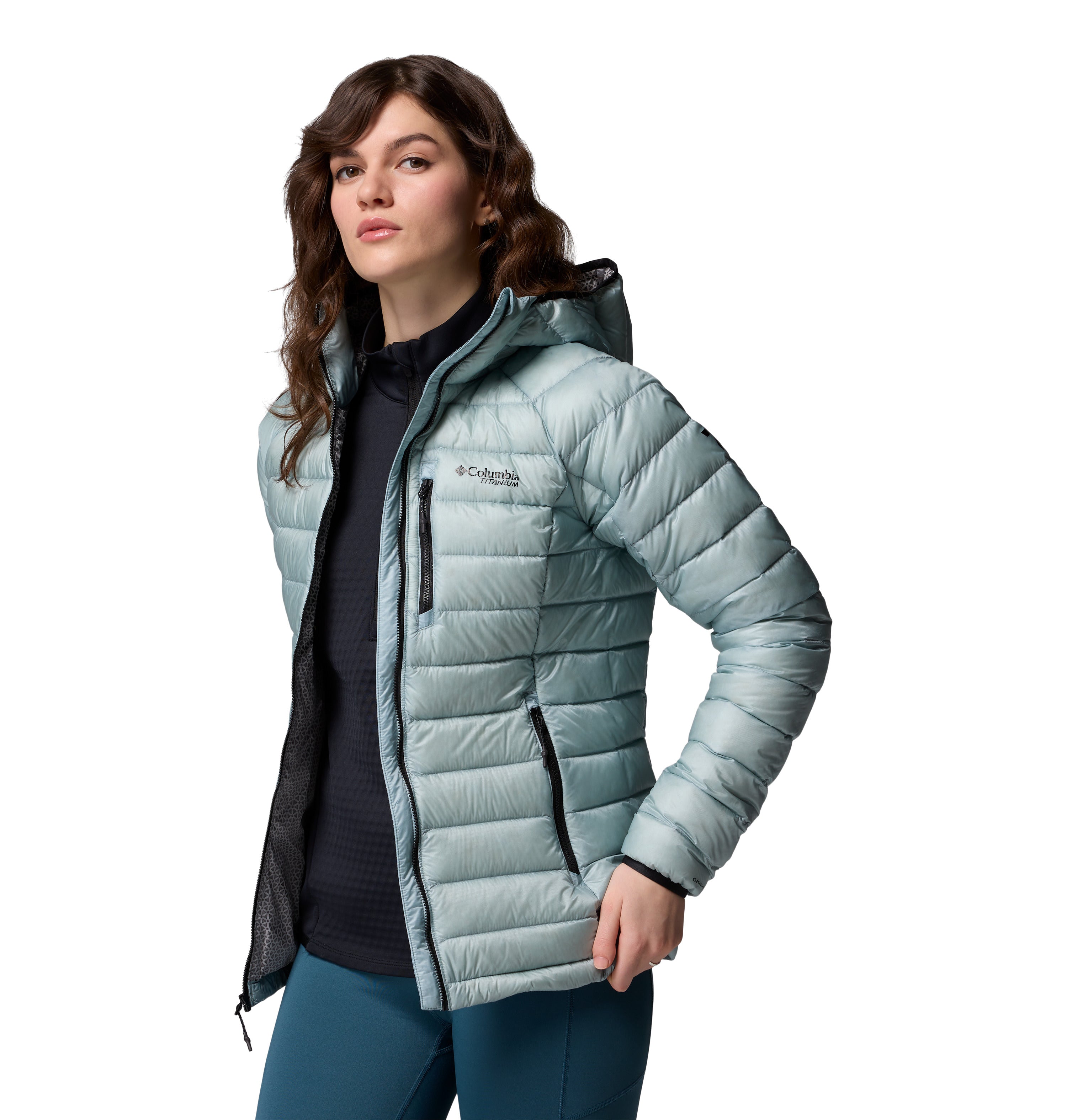 Chamarra con gorro para mujer Columbia Arctic Crest Down
