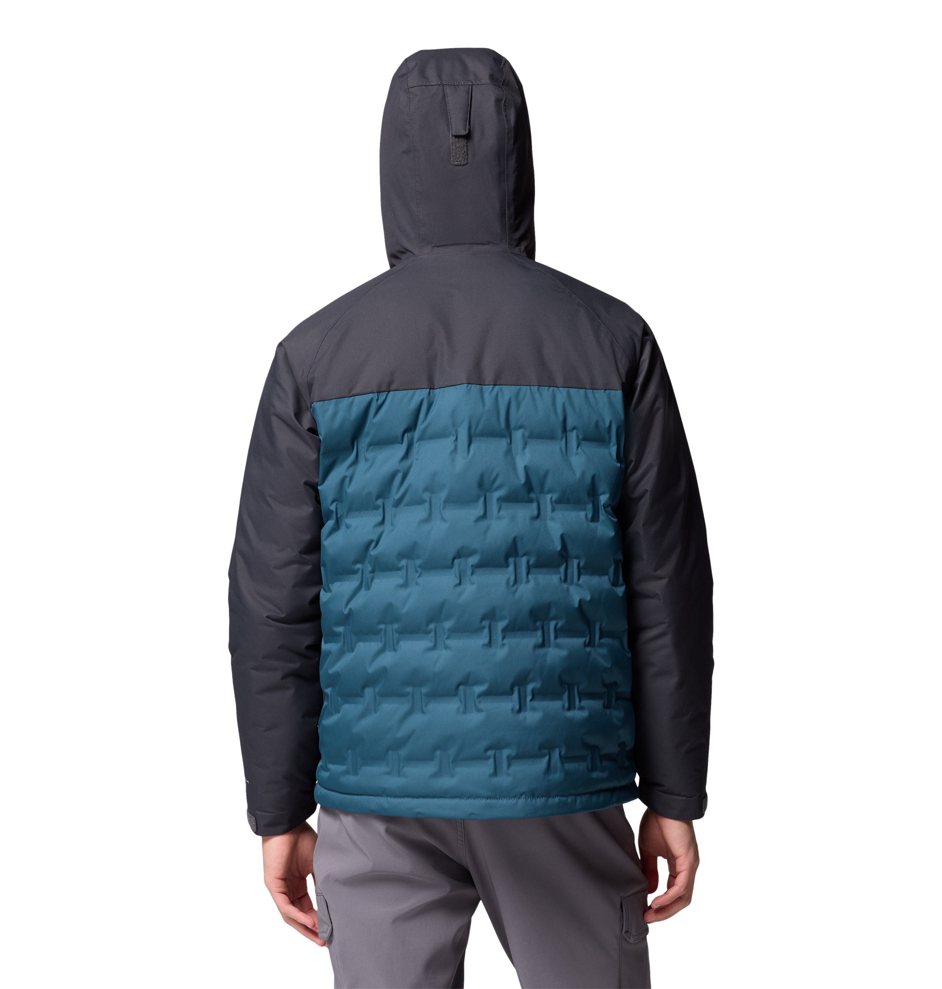 Chamarra acolchada con gorro para hombre Columbia Grand Trek III Down