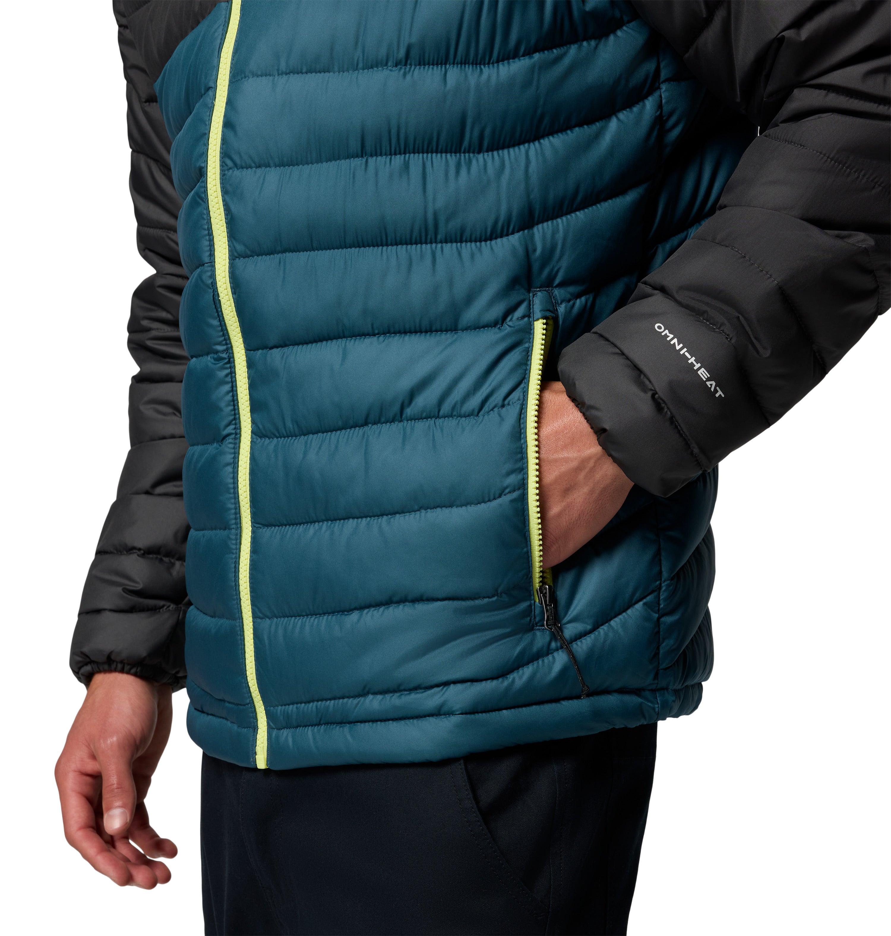 Chamarra con gorro para hombre Columbia Powder Lite II