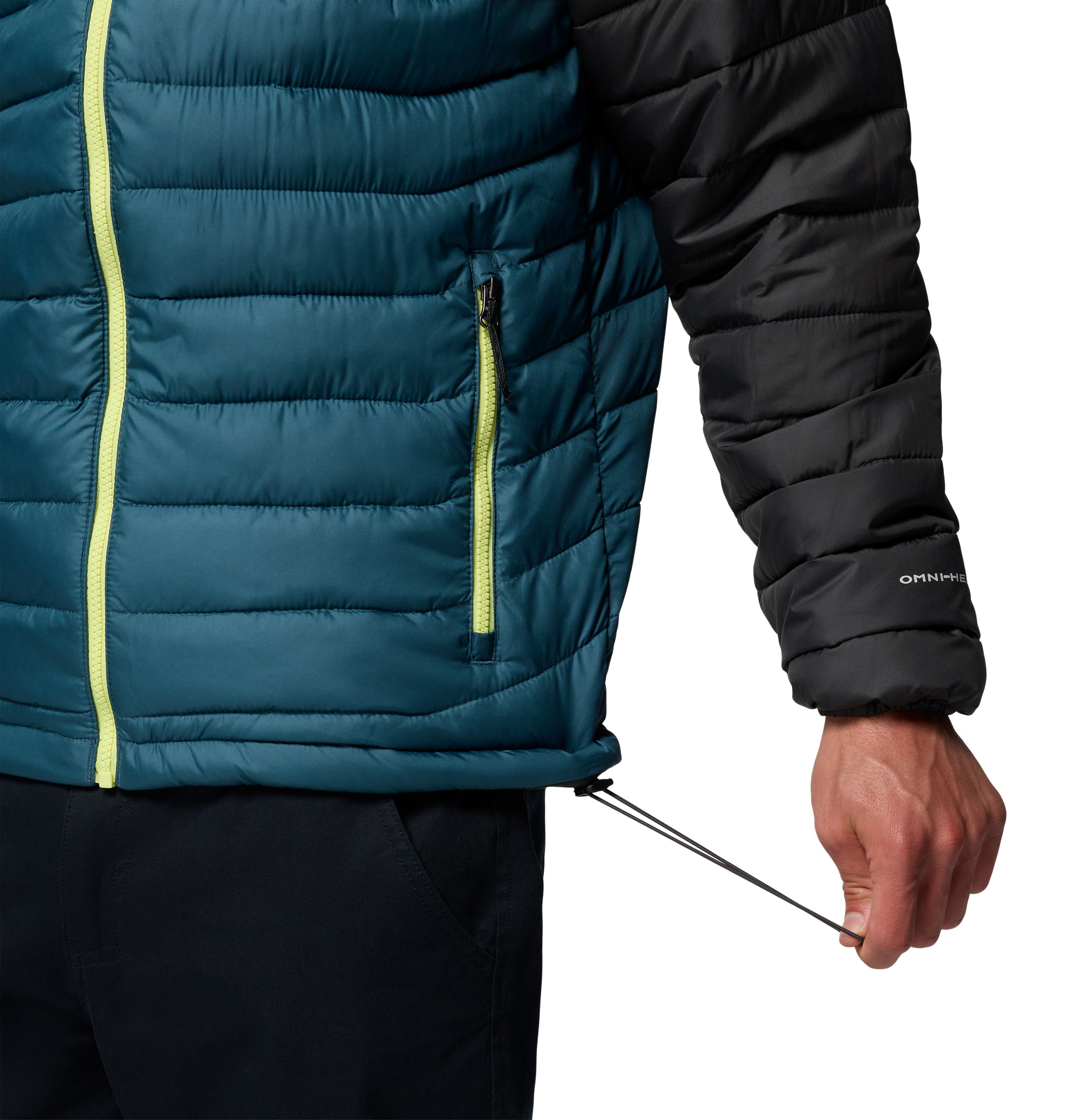 Chamarra con gorro para hombre Columbia Powder Lite II