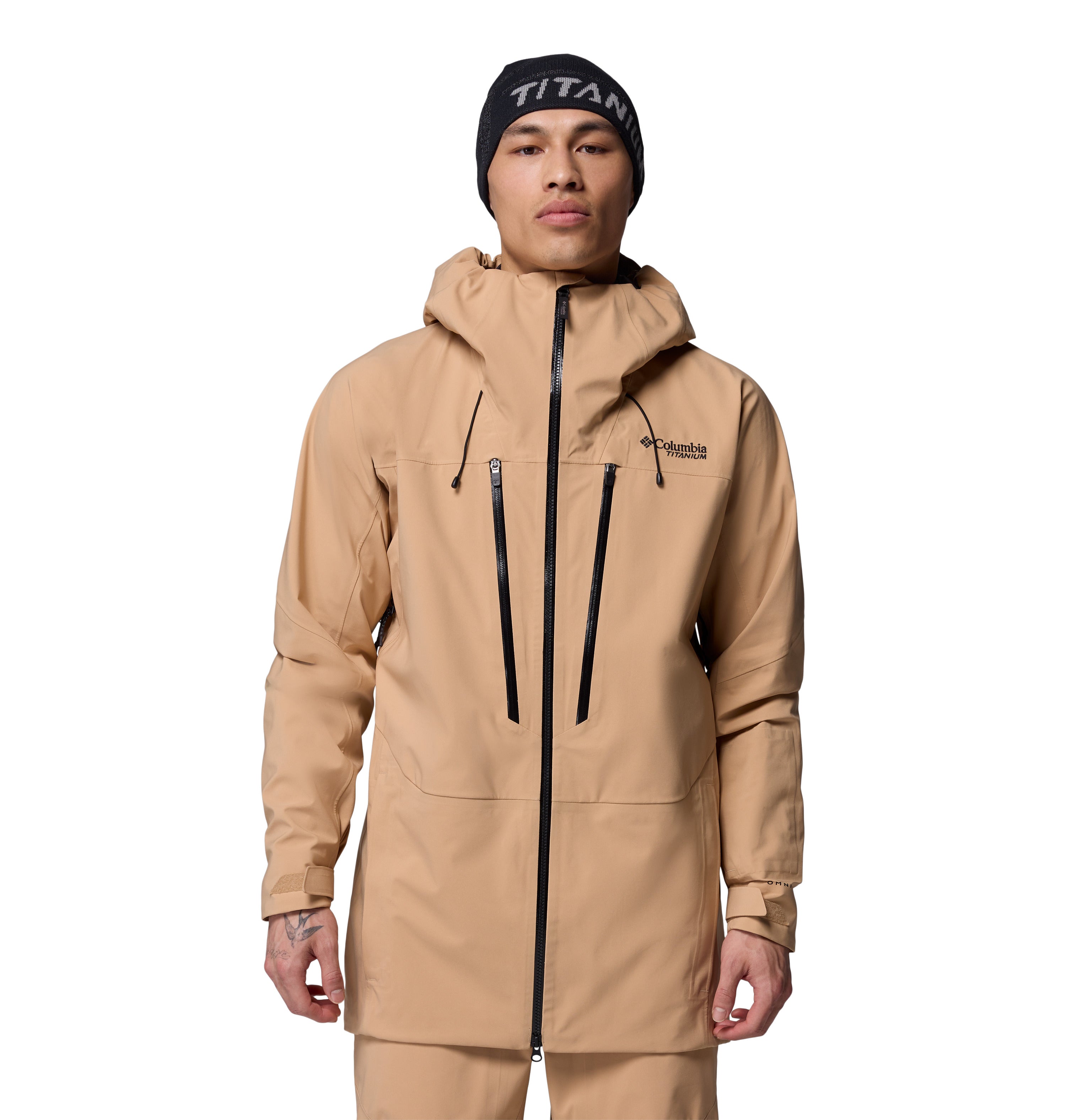 Chamarra impermeable para hombre Columbia Platinum Peak II 3L Shell
