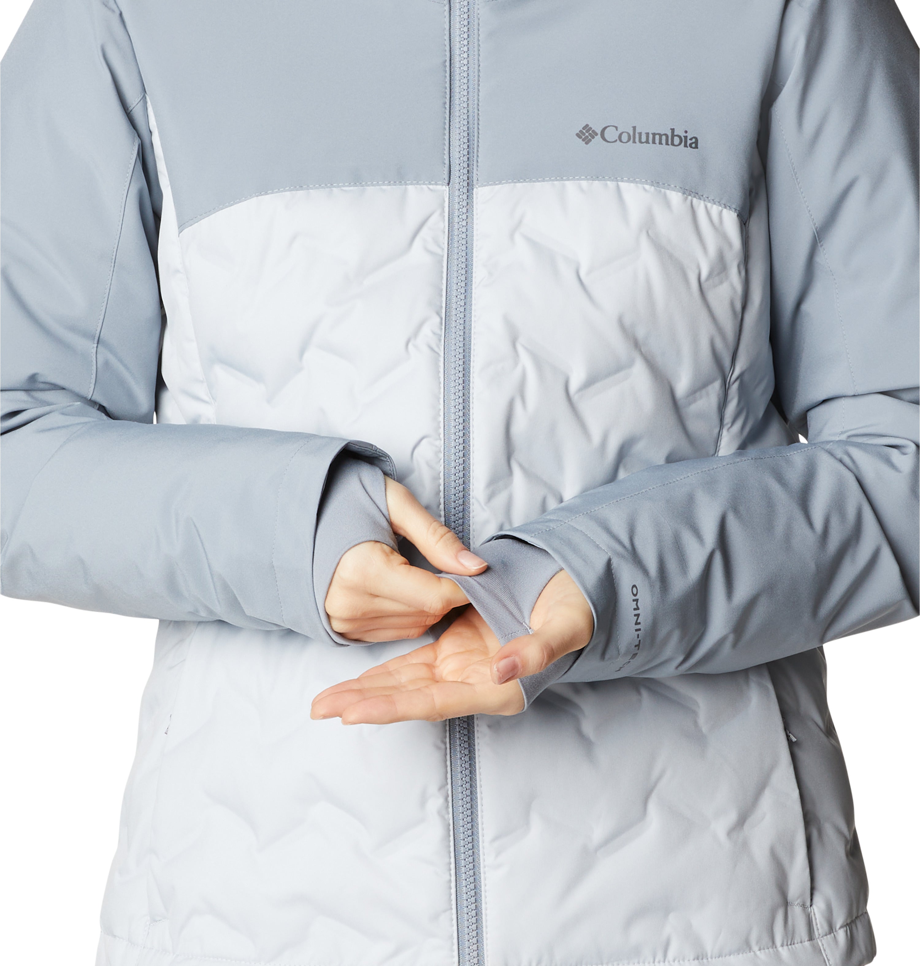 Chamarra acolchada con gorro para mujer Columbia Grand Trek III Down