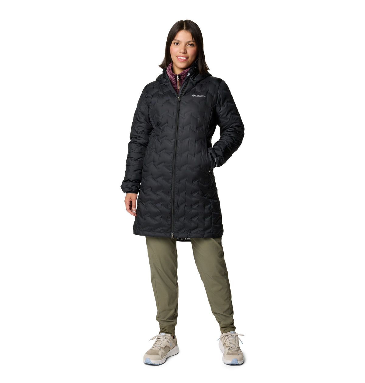 Chamarra Térmica Larga para Mujer Columbia Delta Ridge II Long Down Jacket