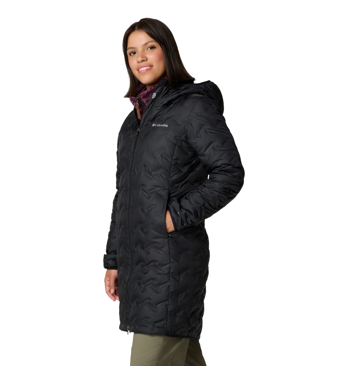 Chamarra Térmica Larga para Mujer Columbia Delta Ridge II Long Down Jacket