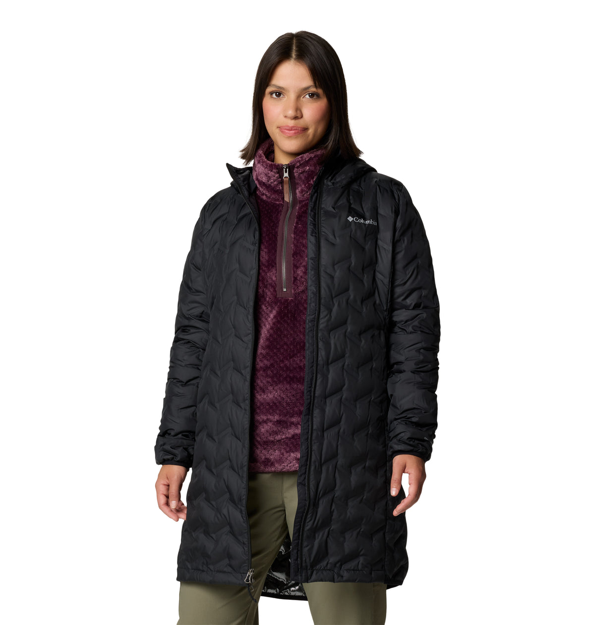 Chamarra Térmica Larga para Mujer Columbia Delta Ridge II Long Down Jacket