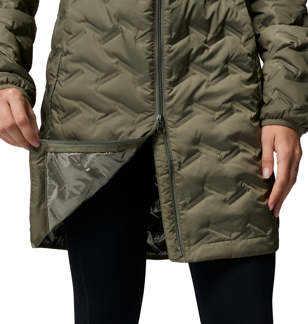 Chamarra Térmica para Mujer Columbia Delta Ridge II Long Down Jacket