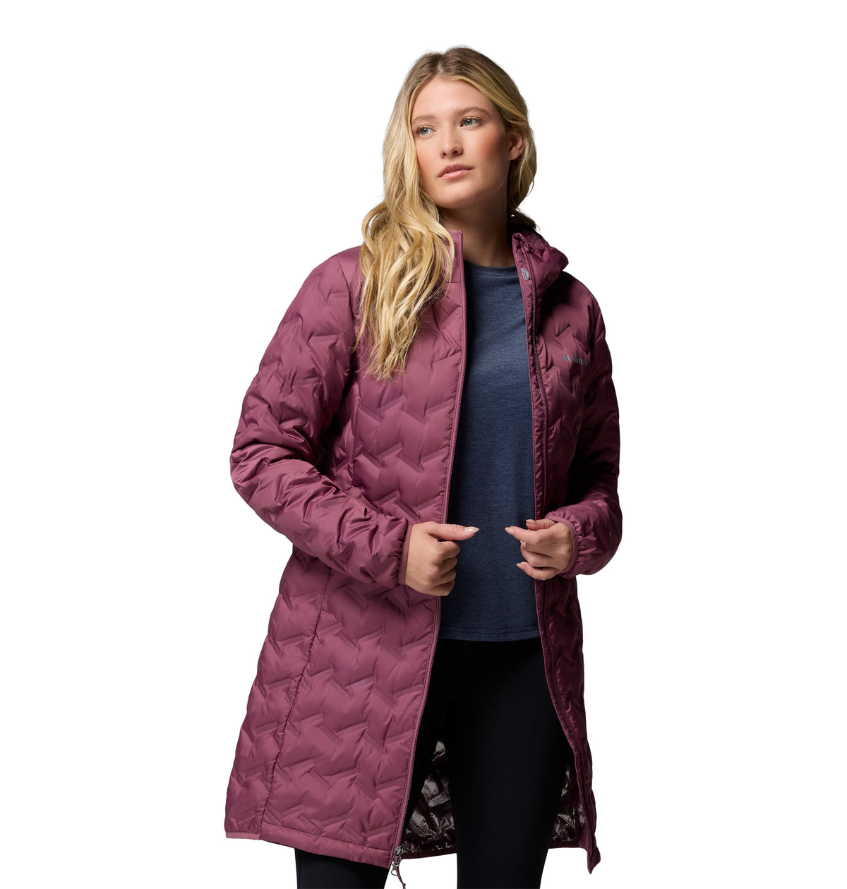 Chamarra Térmica para Mujer Columbia Delta Ridge II Long Down Jacket