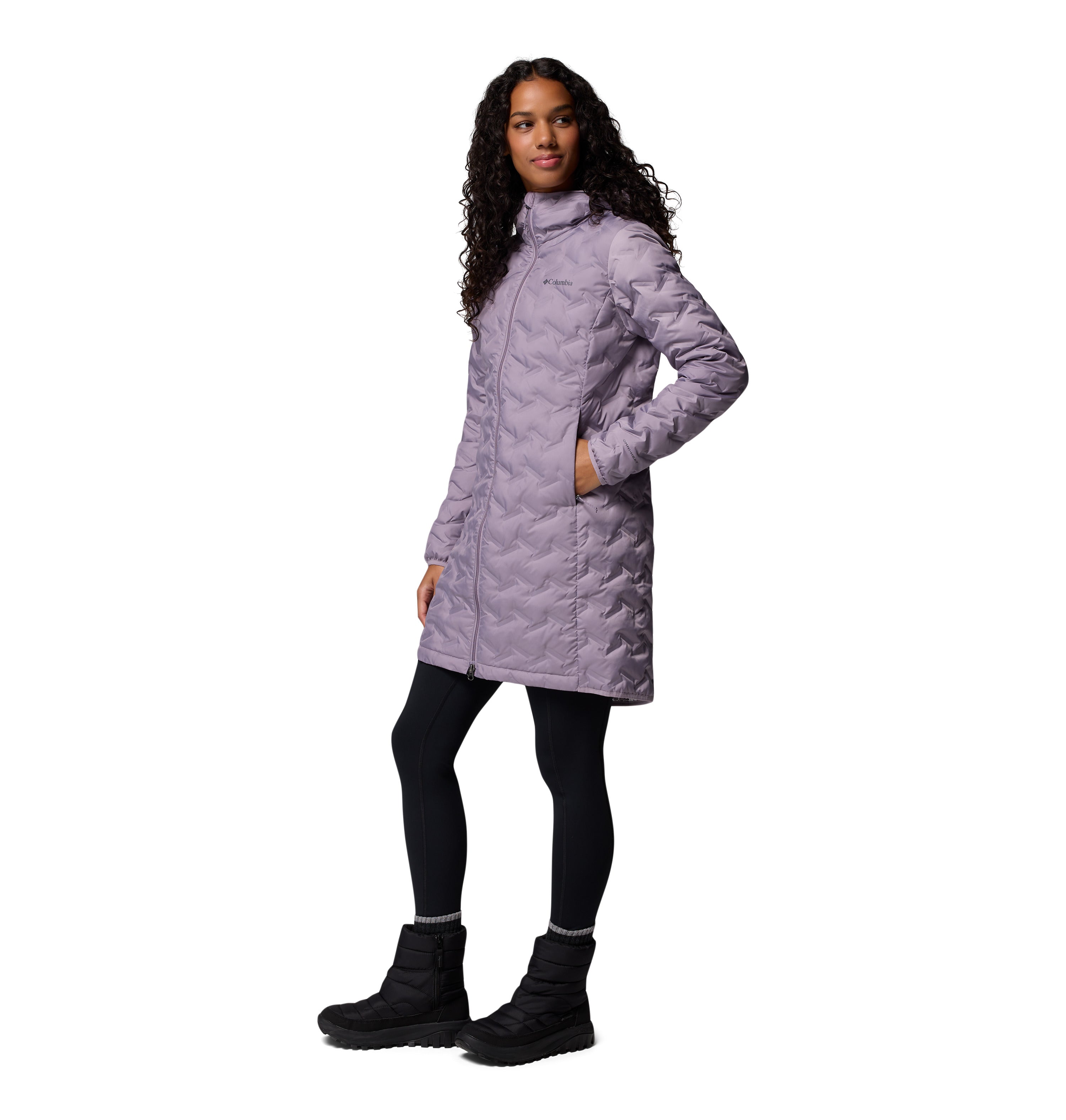 Chamarra para mujer Columbia Delta Ridge II Long Down Jacket