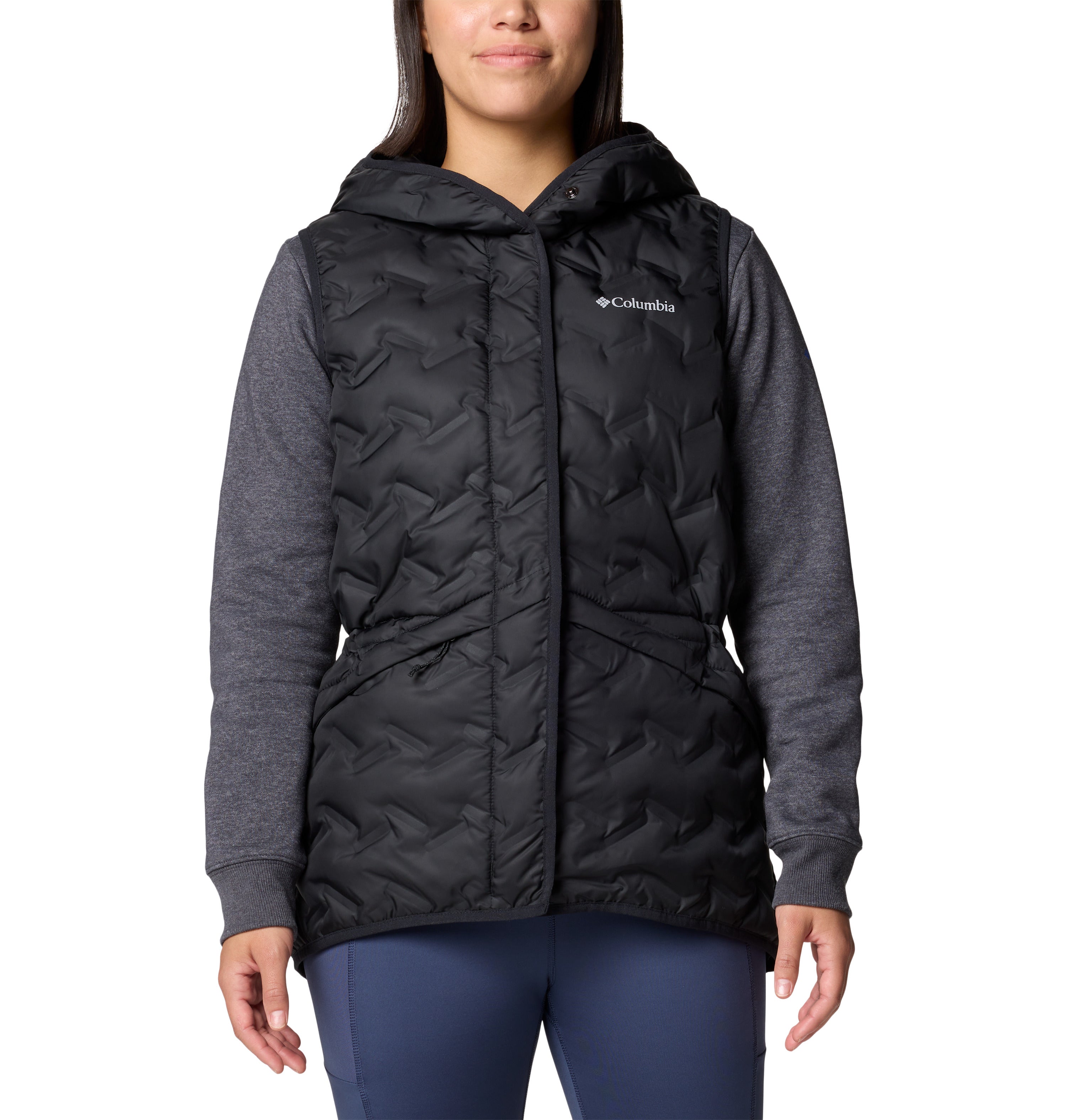 Chaleco para mujer Columbia Delta Ridge II Down Hooded Vest
