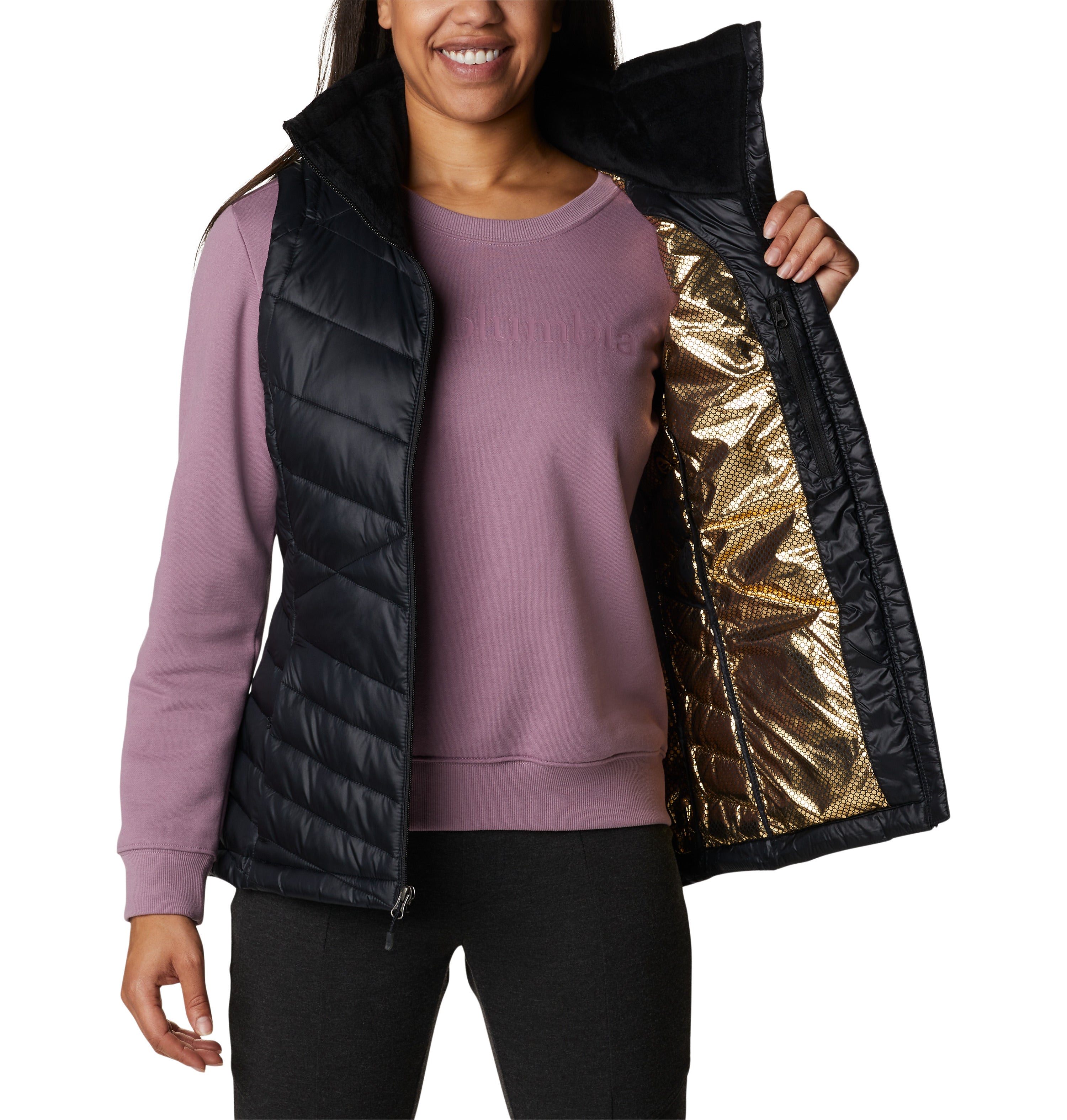 Chaleco para mujer Columbia Joy Peak II Long Vest