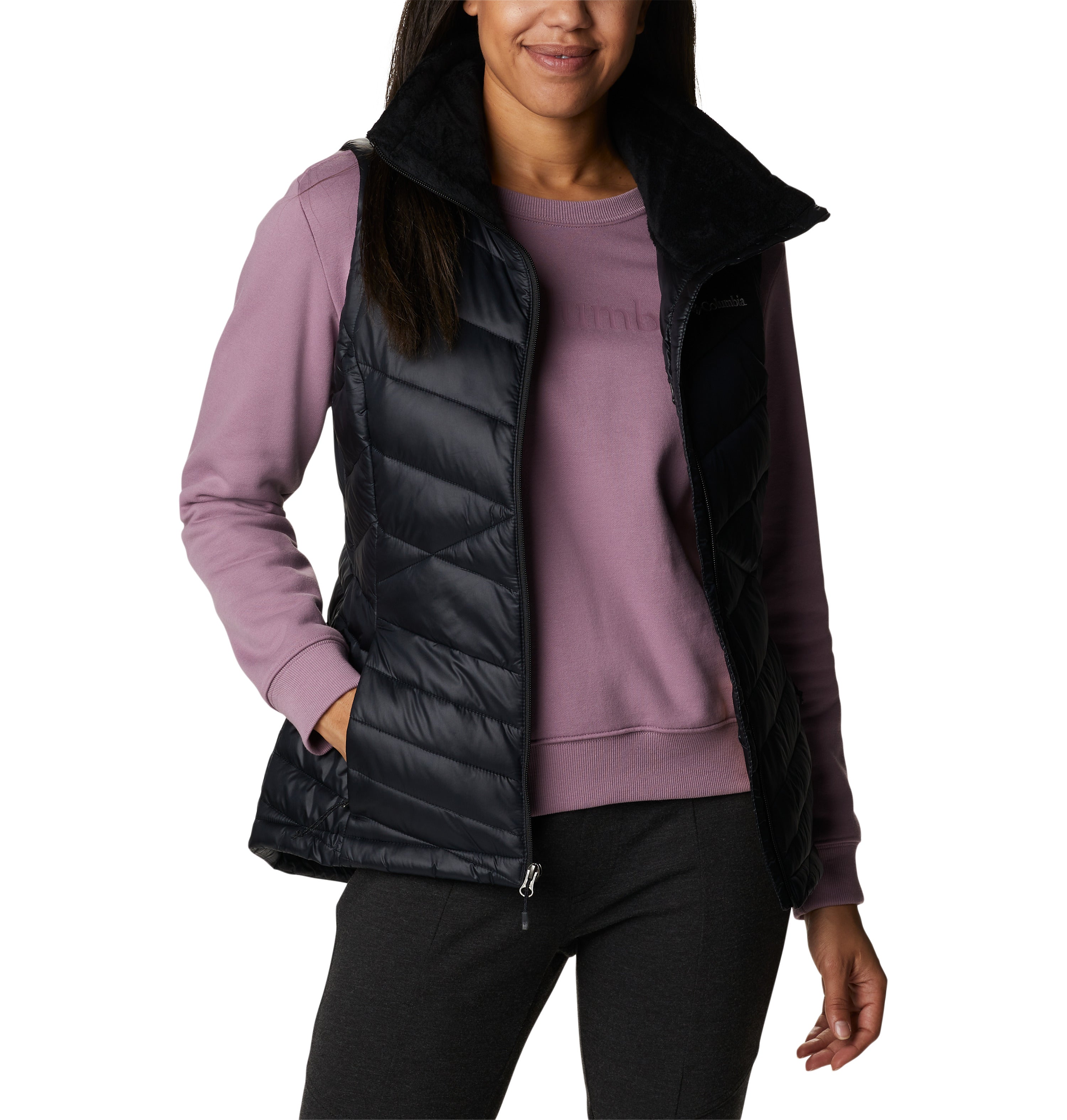 Chaleco para mujer Columbia Joy Peak II Long Vest
