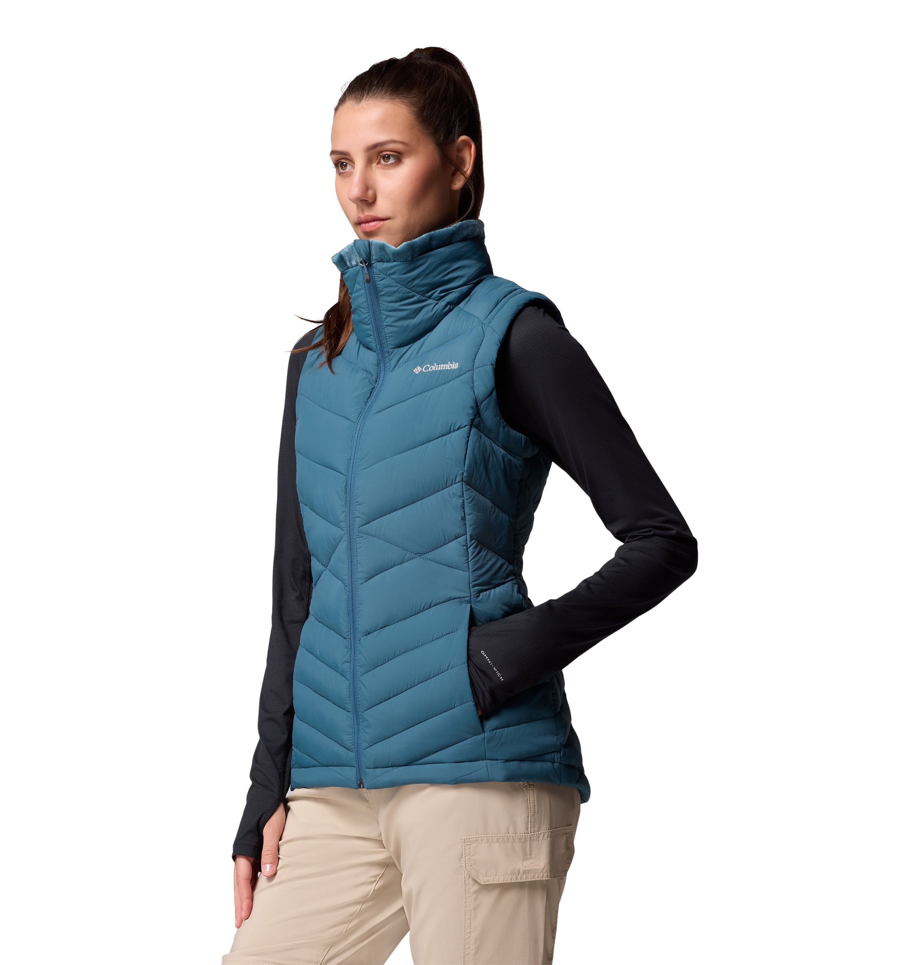 Chaleco para mujer Columbia Joy Peak II Long Vest