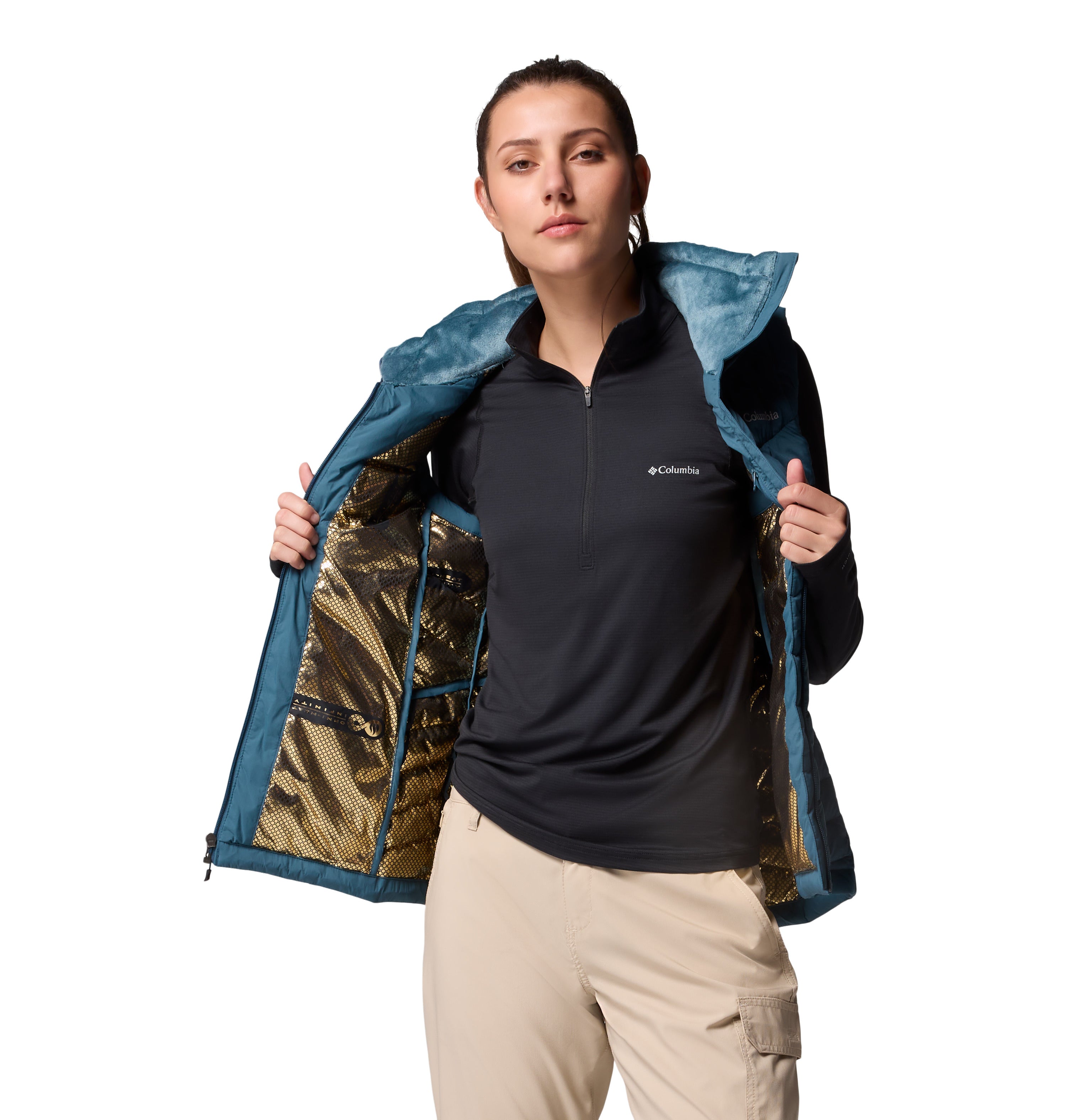 Chaleco para mujer Columbia Joy Peak II Long Vest