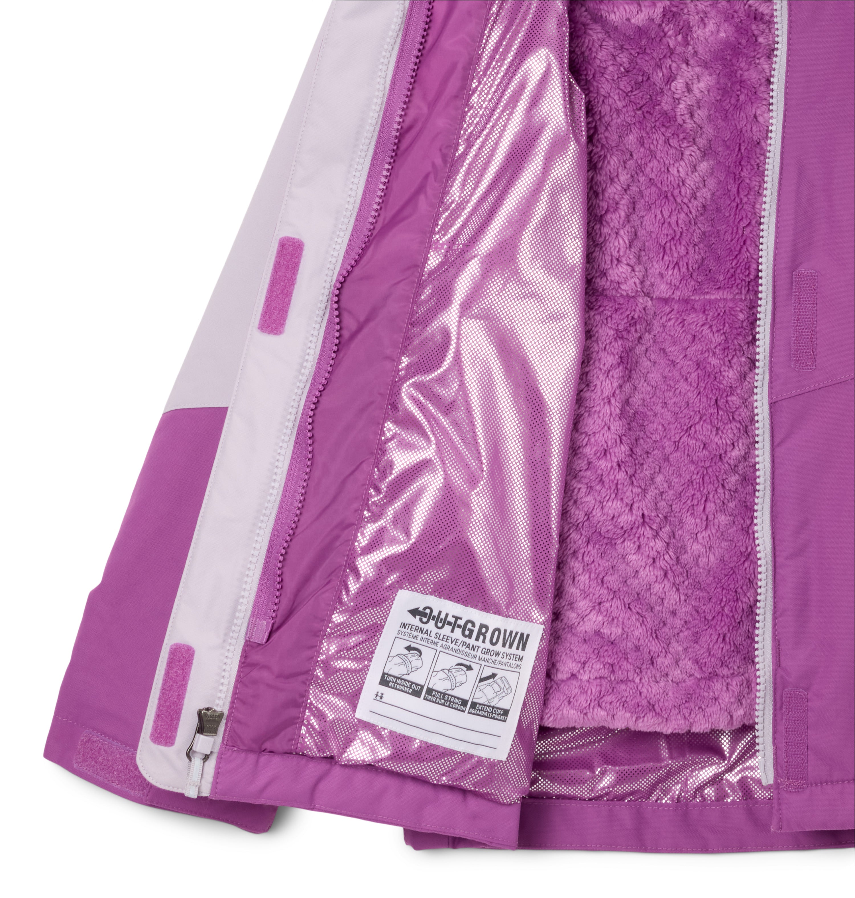 Chamarra con forro polar 3 en 1 para niña Columbia Bugaboo III Fleece Interchange Jacket