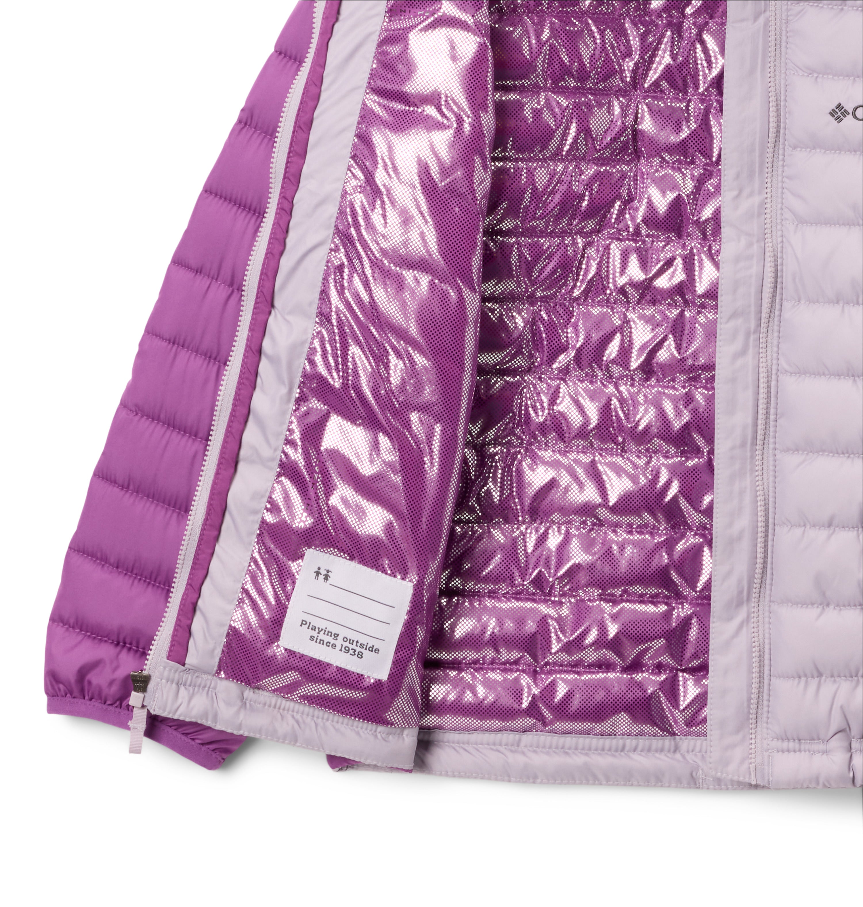 Chamarra con gorro para niña Columbia Powder Lite II