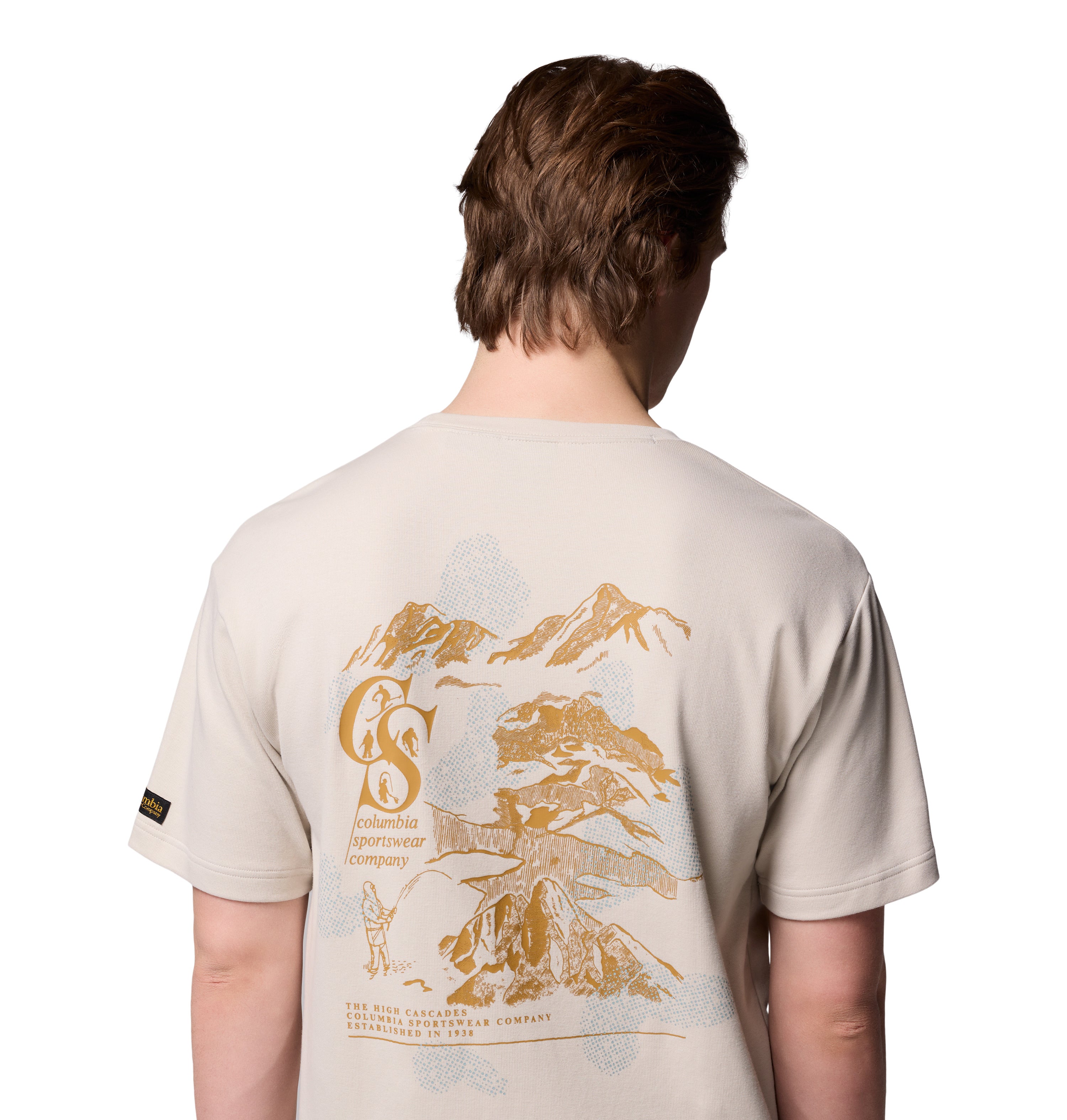 Playera de manga corta para hombre Columbia CSC Heritage Graphic Tee