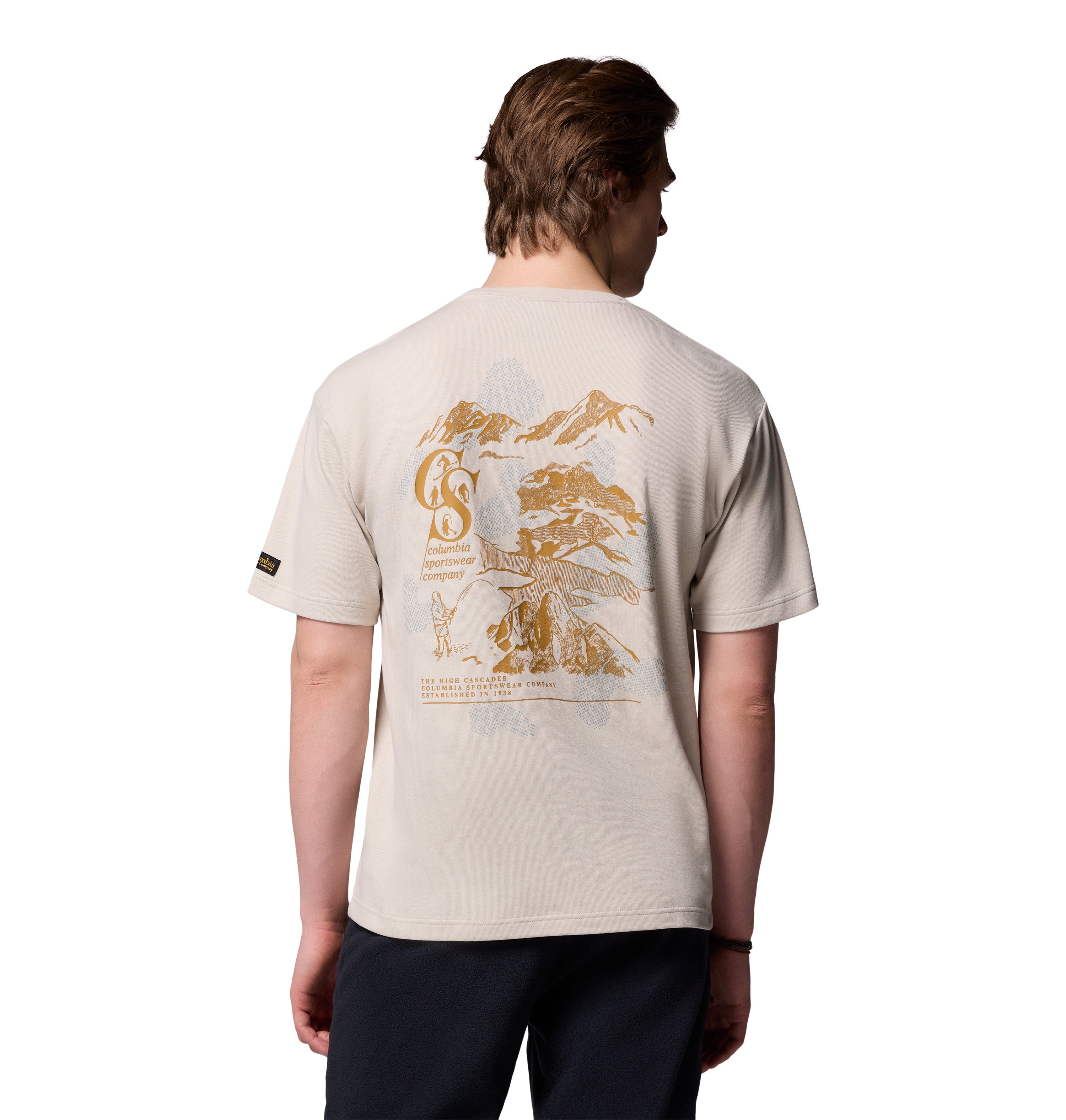 Playera de manga corta para hombre Columbia CSC Heritage Graphic Tee