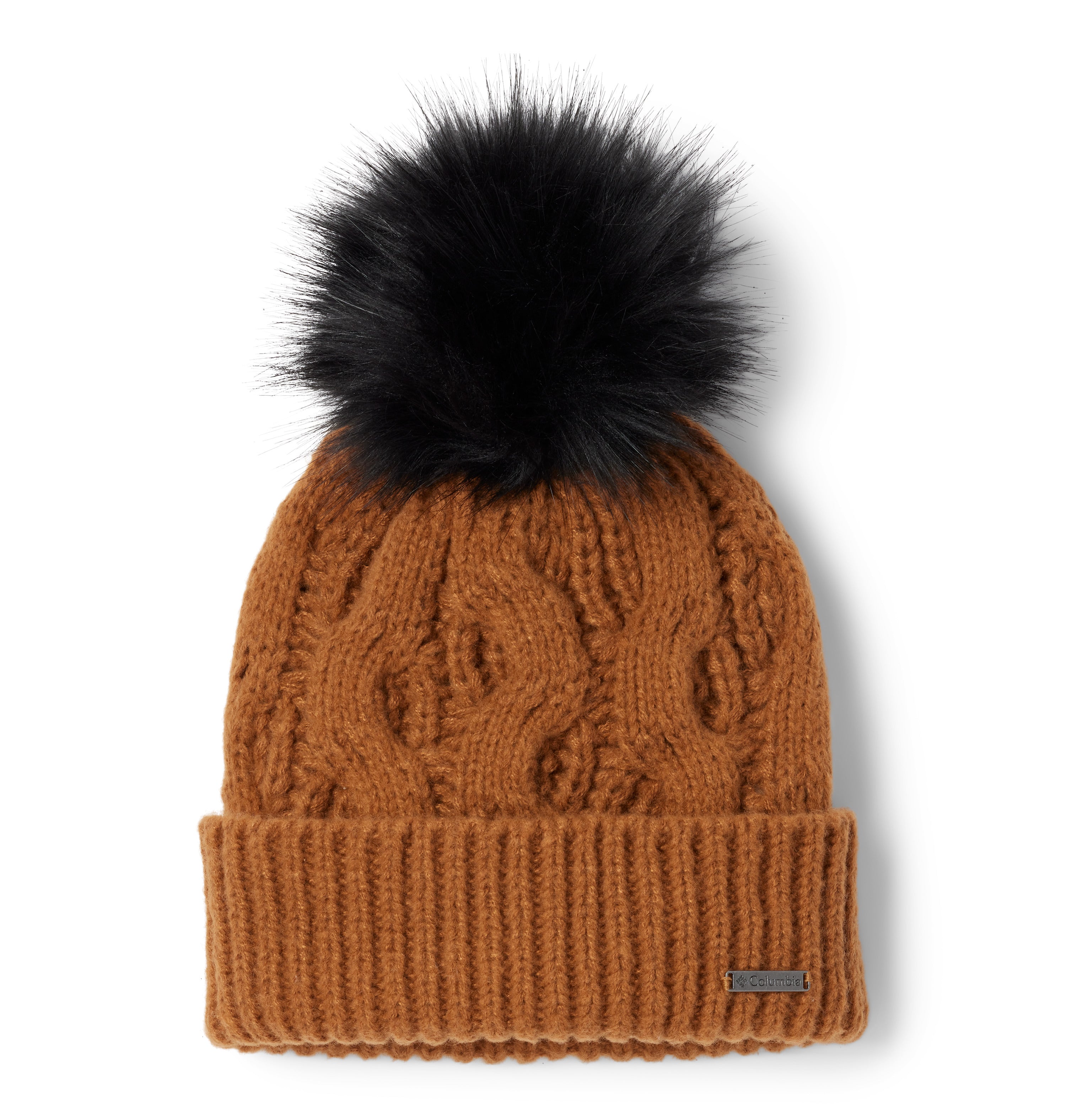 Gorro para mujer Columbia Boundless Days Cable Knit Pom Beanie