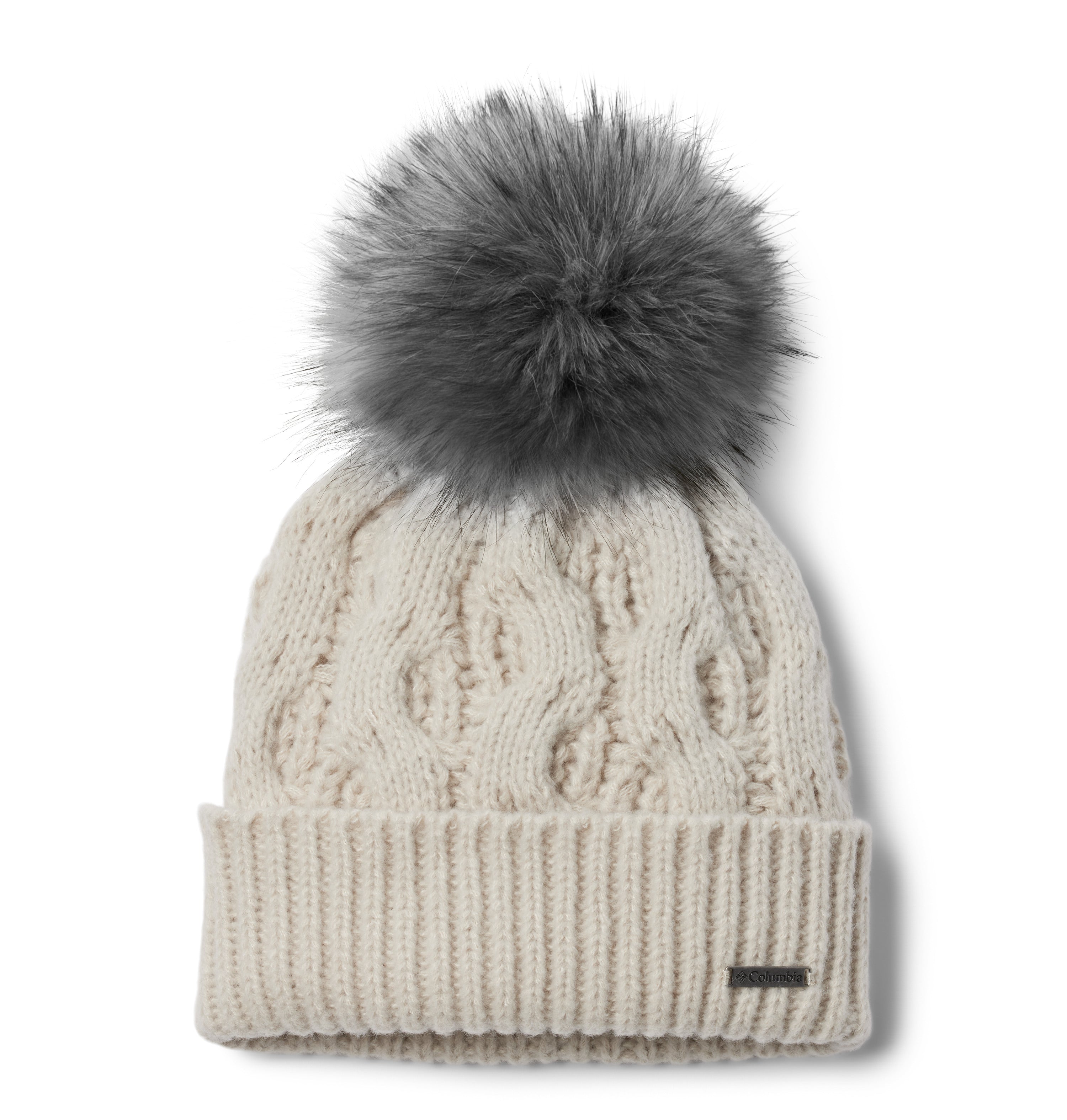Gorro para mujer Columbia Boundless Days Cable Knit Pom Beanie