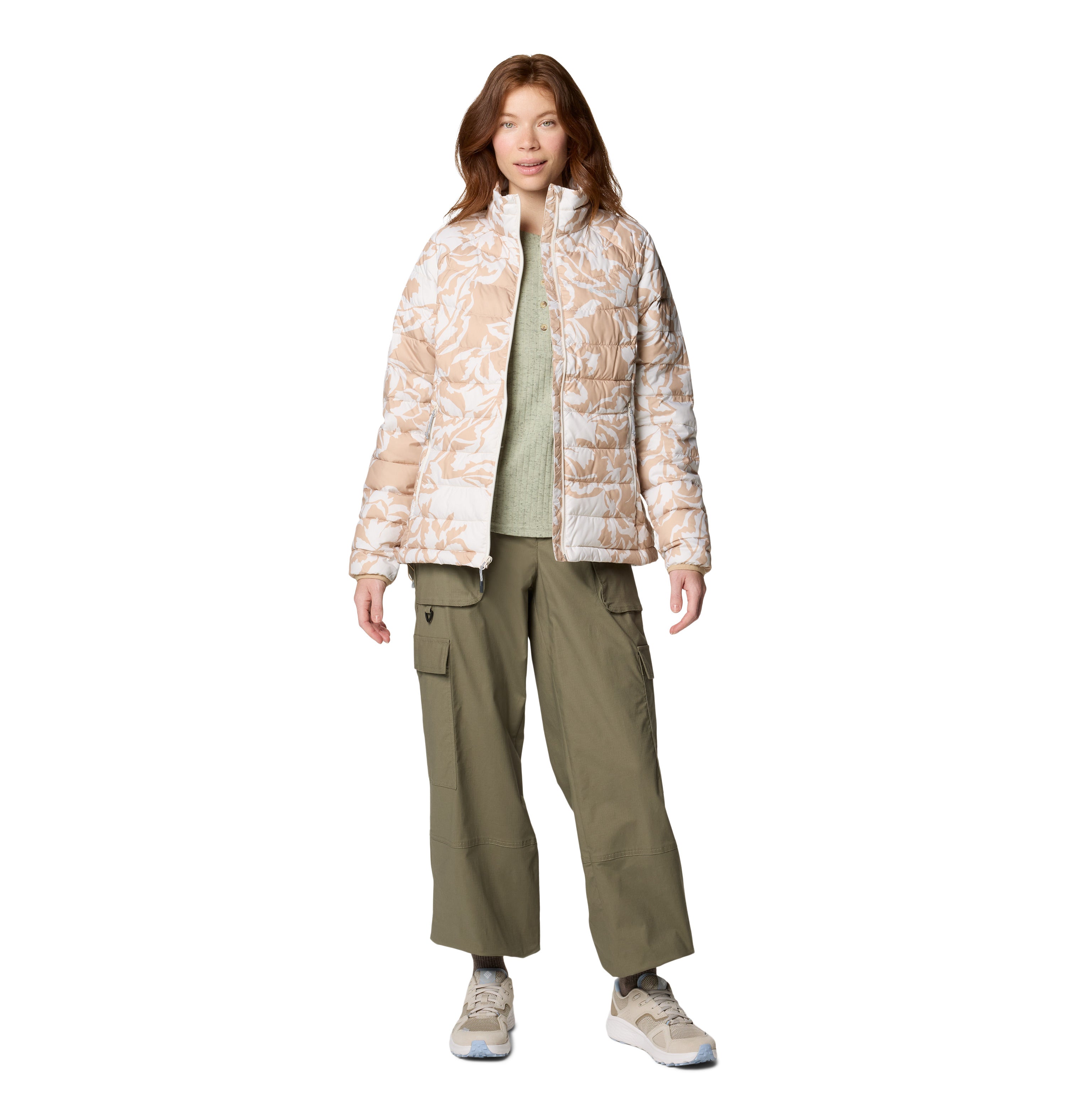CHAMARRA MUJER COLUMBIA |POWDER LITE II PRINTED FULL ZIP JACKET