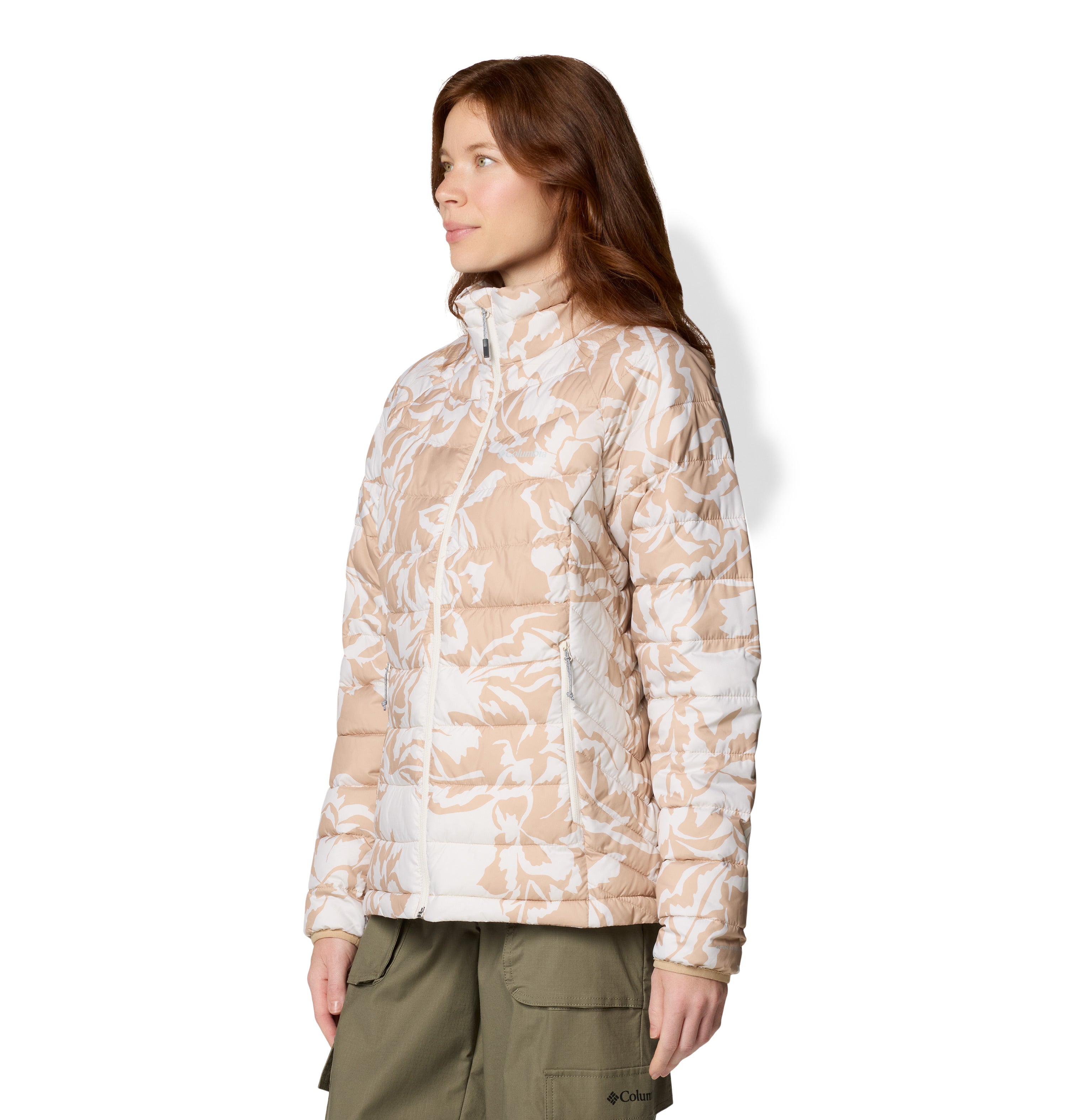 CHAMARRA MUJER COLUMBIA |POWDER LITE II PRINTED FULL ZIP JACKET