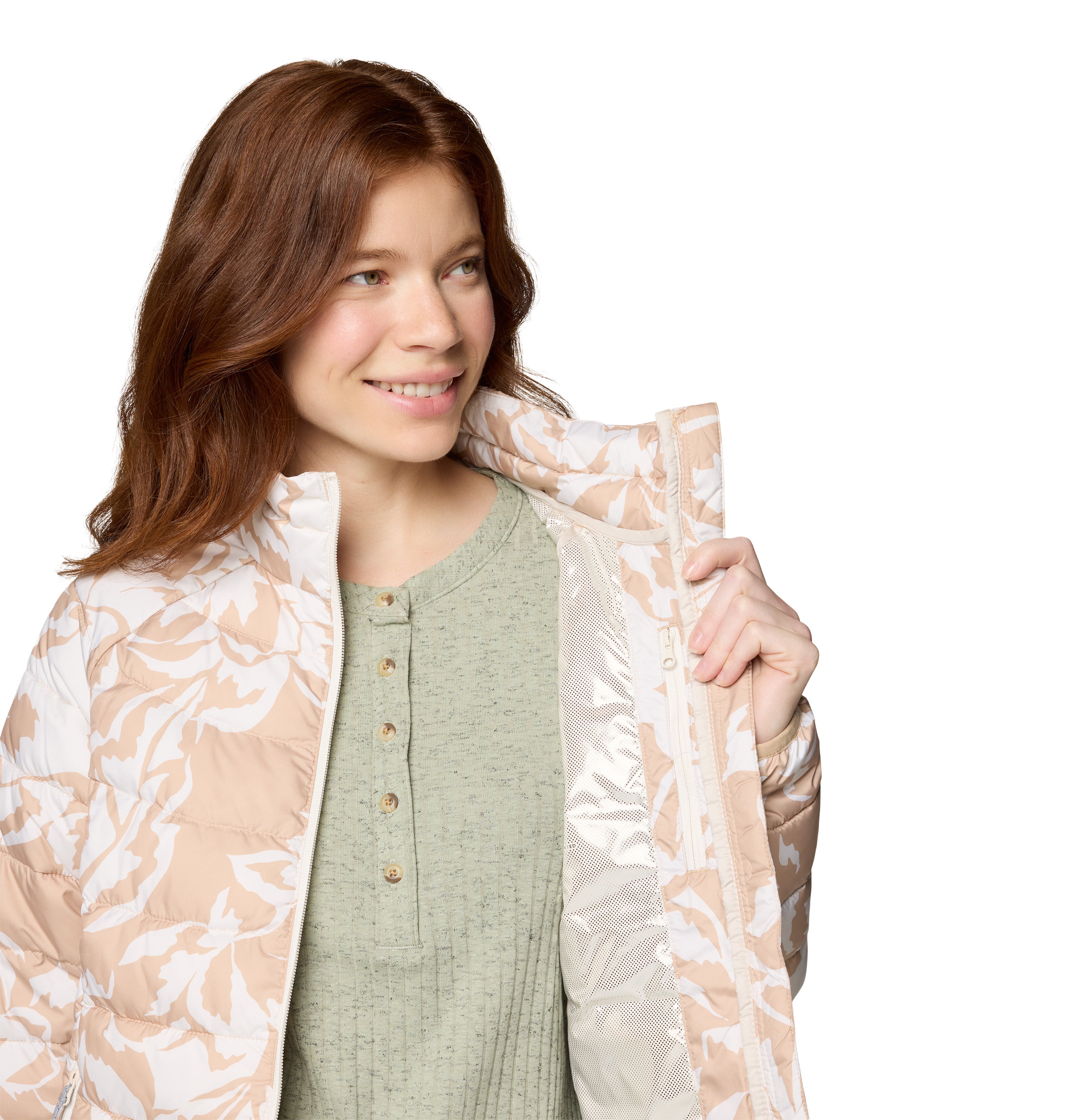 CHAMARRA MUJER COLUMBIA |POWDER LITE II PRINTED FULL ZIP JACKET