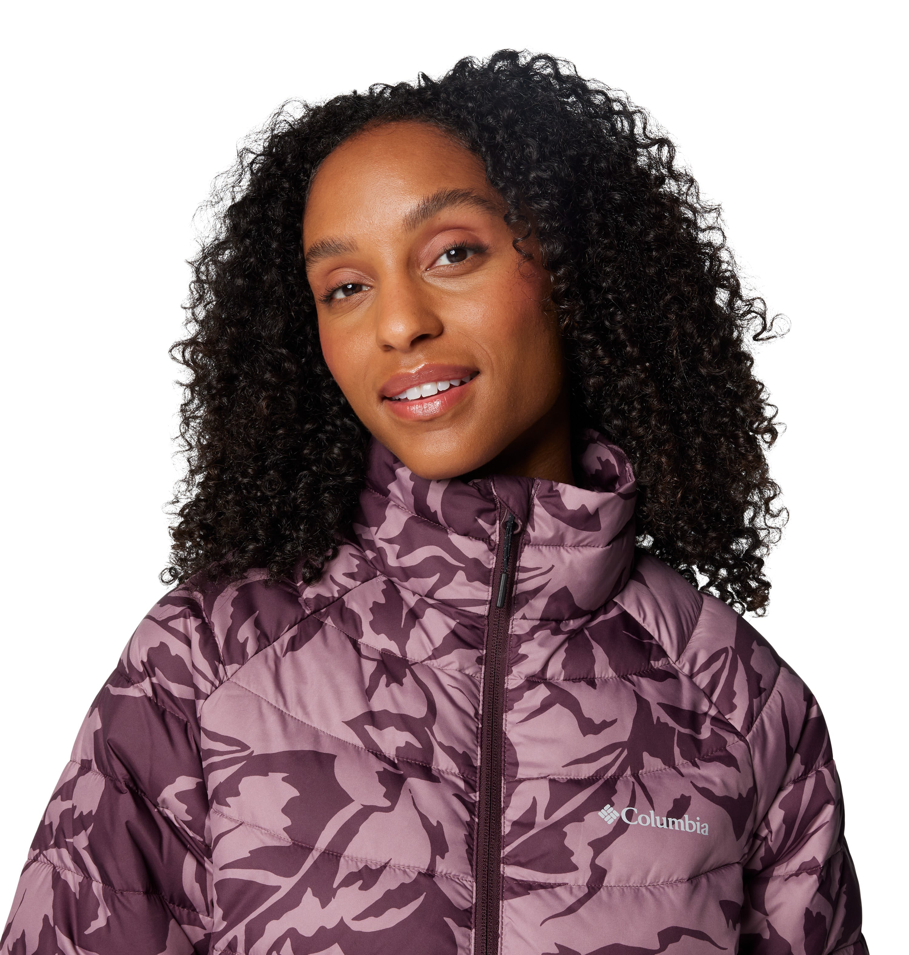 CHAMARRA MUJER COLUMBIA |POWDER LITE II PRINTED FULL ZIP JACKET