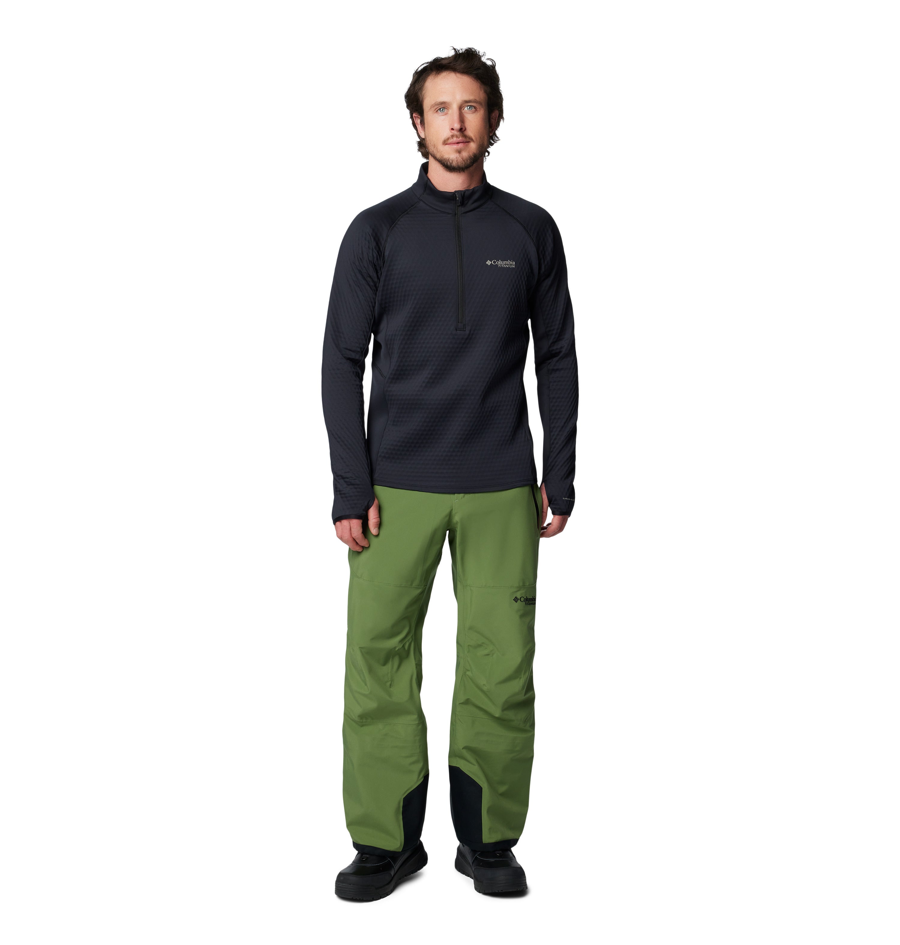 SUDADERA HOMBRE COLUMBIA | CRYSTAL LEAFT OMNI HEAT HELIX HALF
