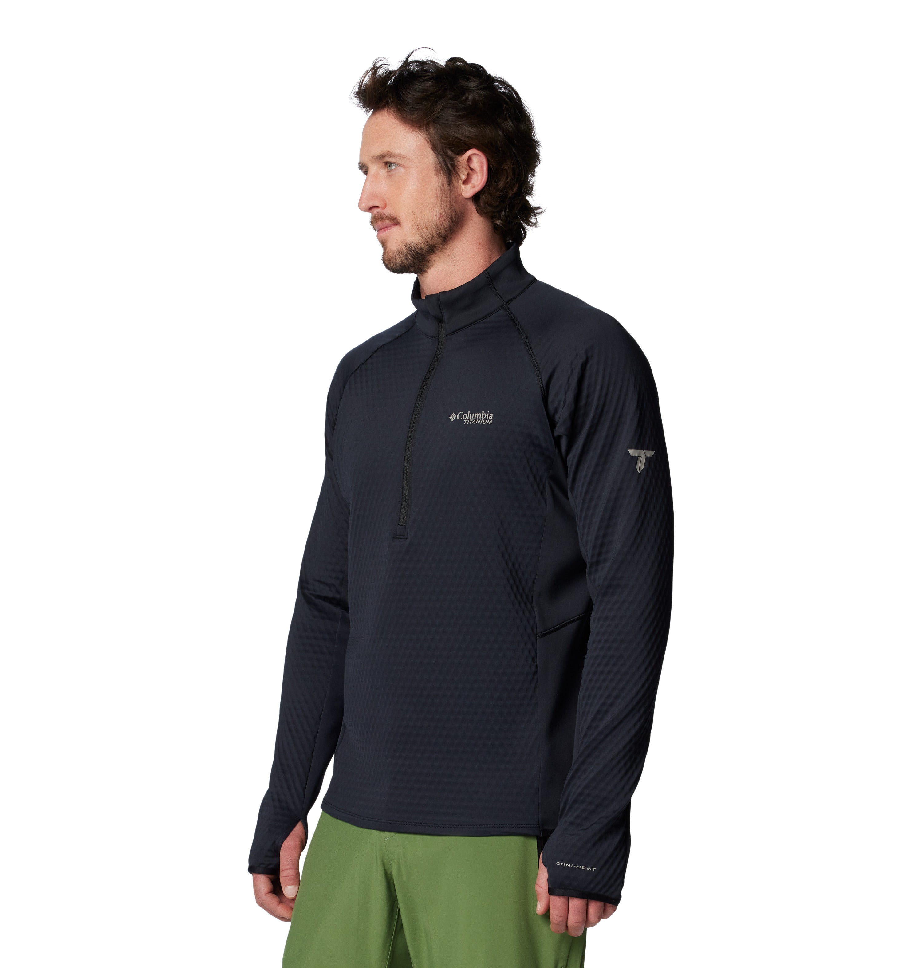 SUDADERA HOMBRE COLUMBIA | CRYSTAL LEAFT OMNI HEAT HELIX HALF