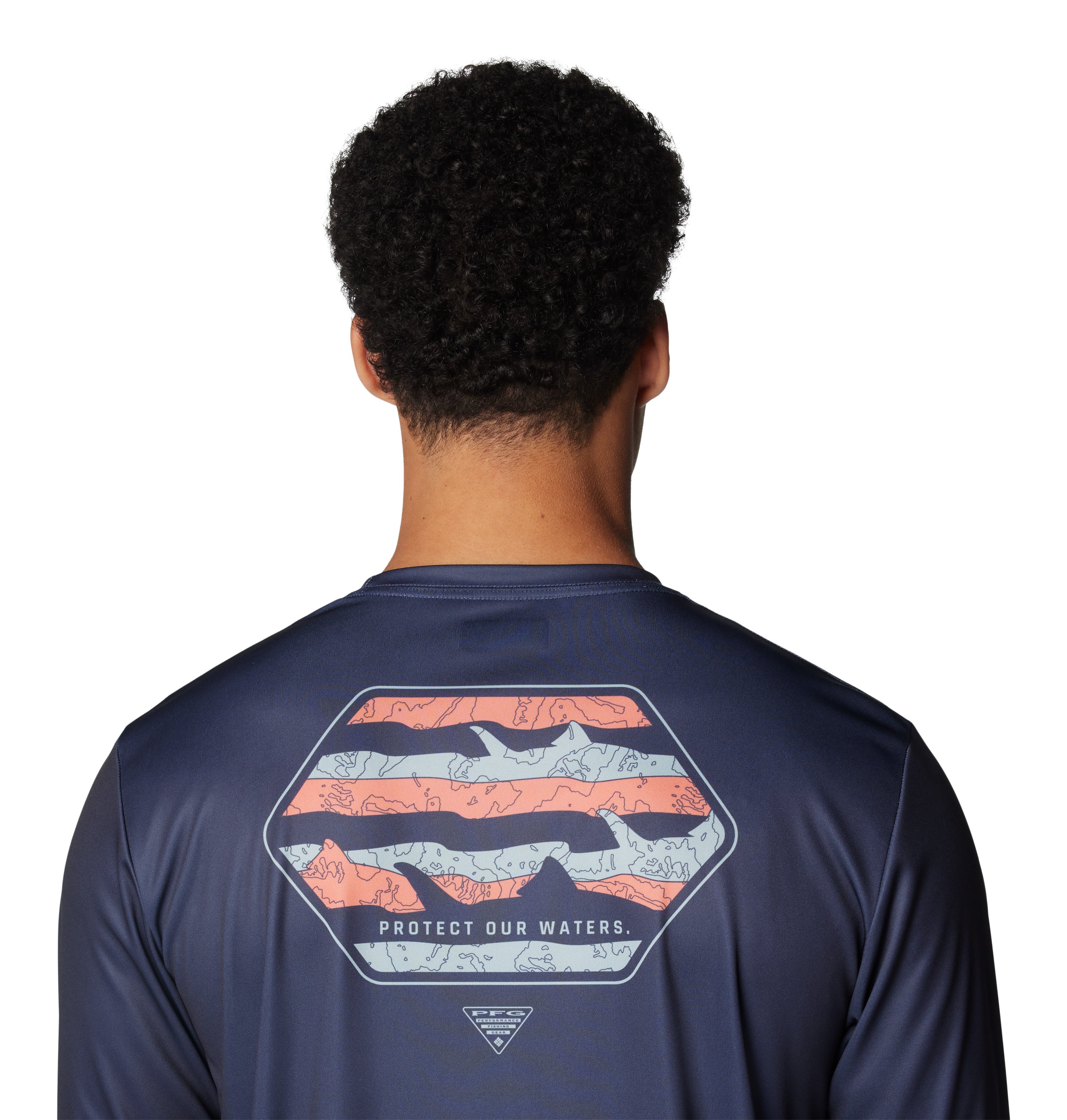 PLAYERA HOMBRE COLUMBIA | TERMINAL TACKLE PFG LINE TIME LS