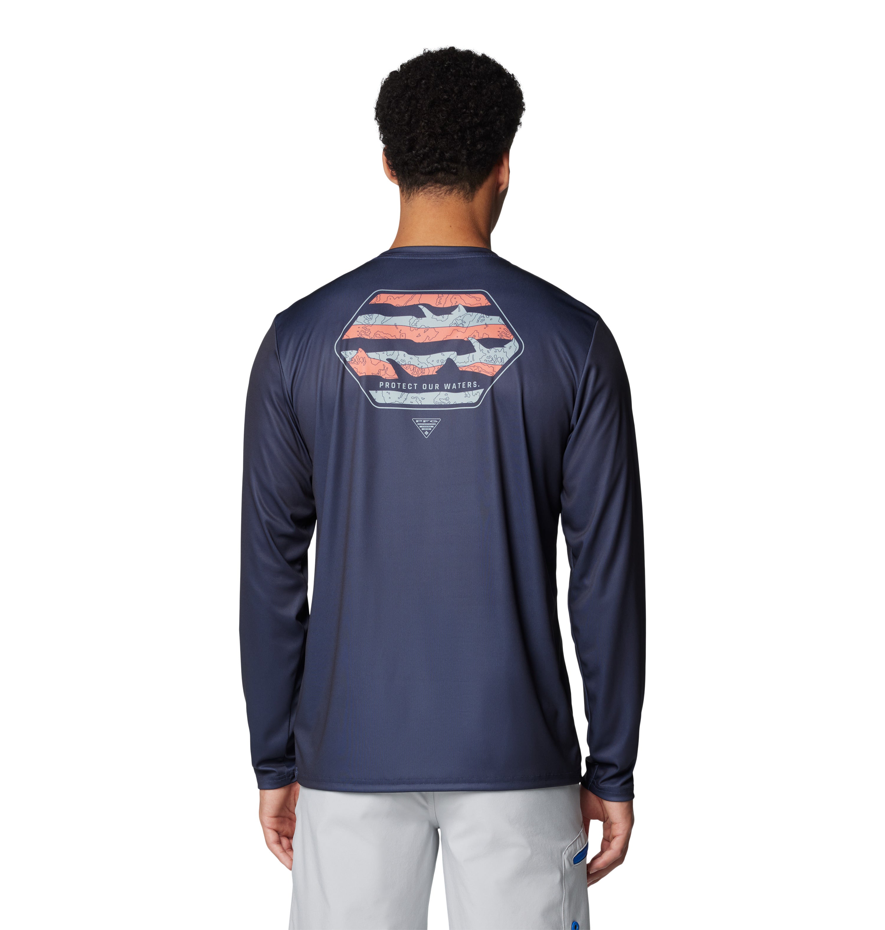 PLAYERA HOMBRE COLUMBIA | TERMINAL TACKLE PFG LINE TIME LS