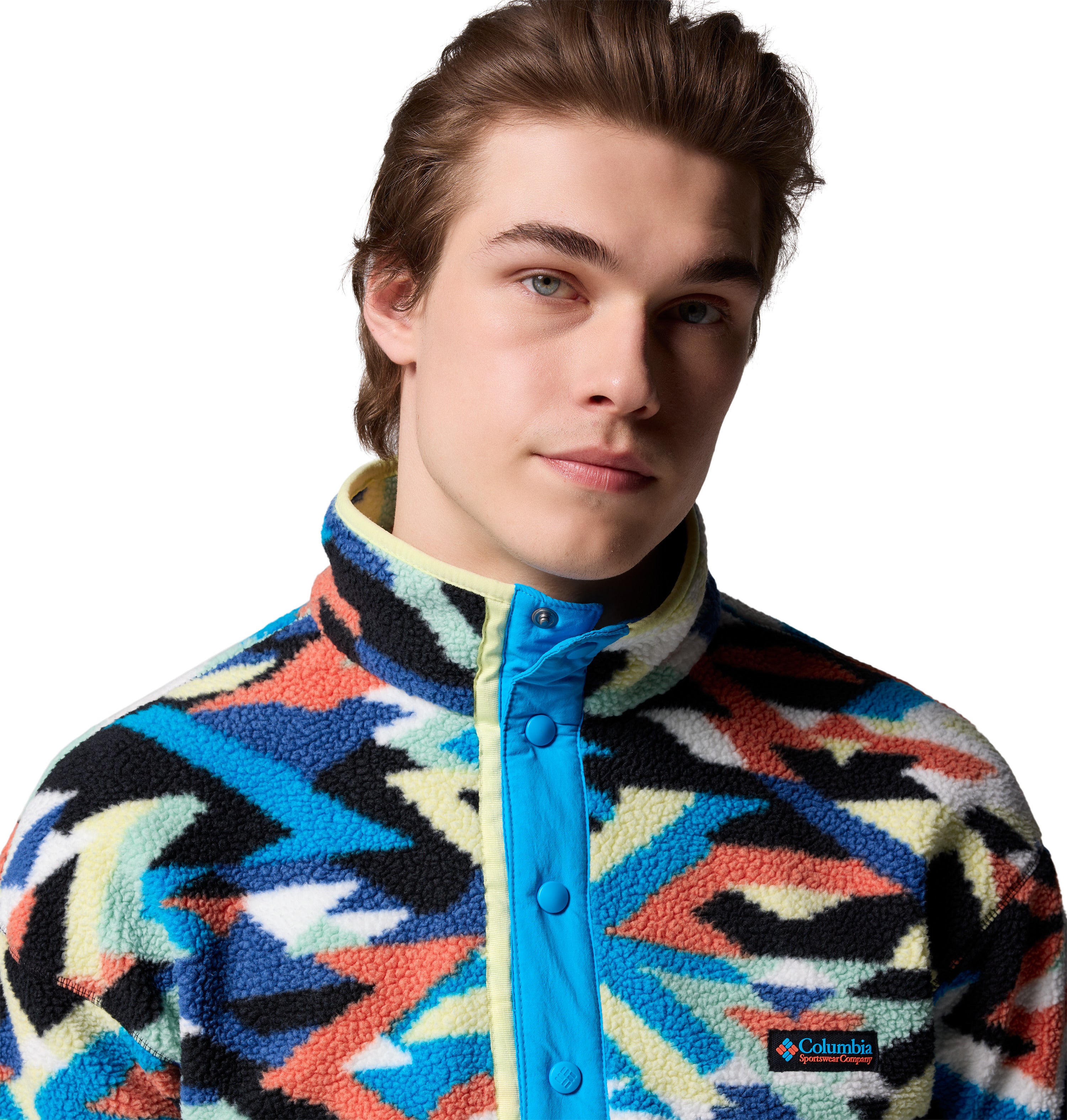 Sudadera con medio cierre para hombre Columbia Helvetia II Printed Fleece