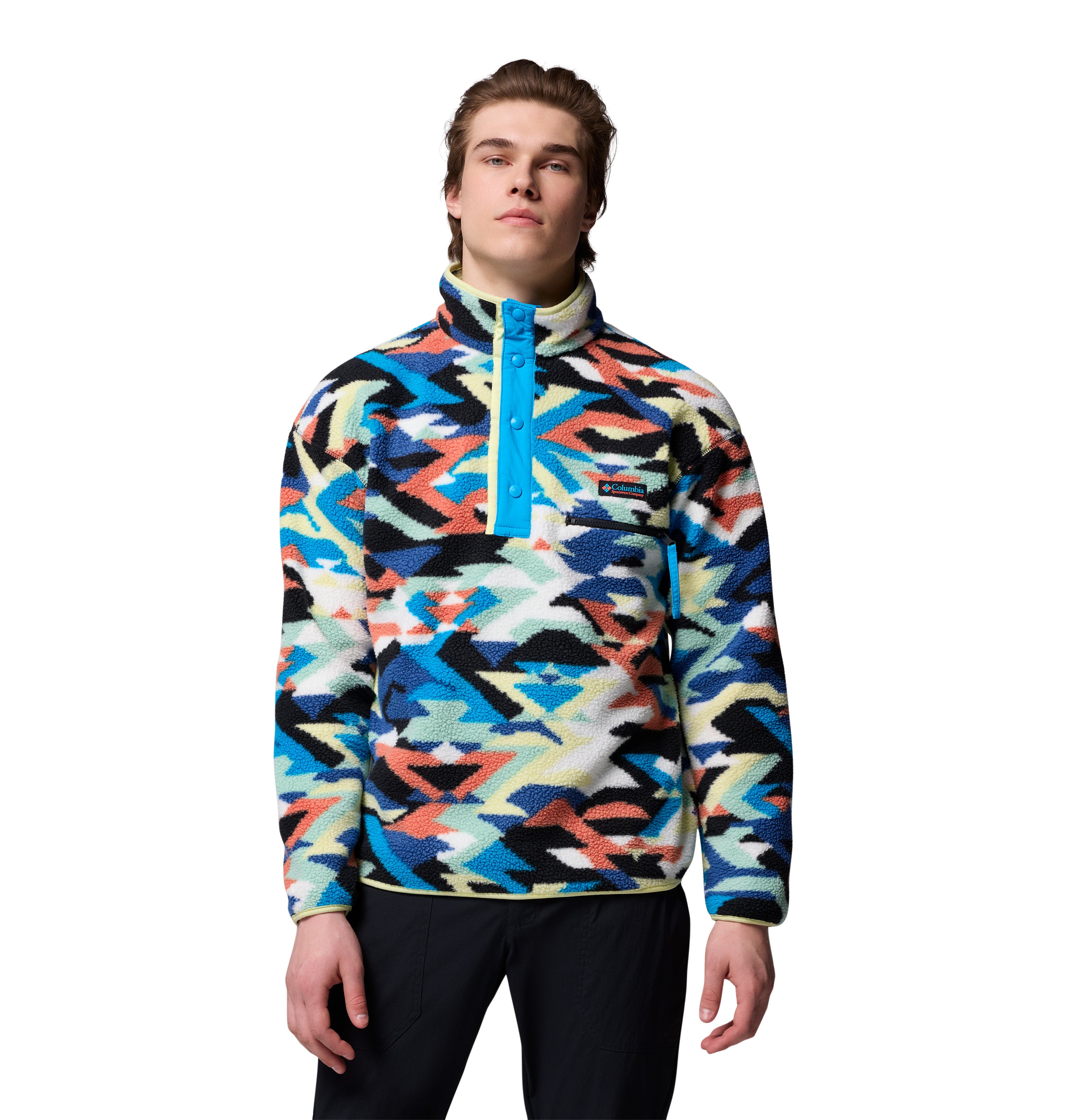 Sudadera con medio cierre para hombre Columbia Helvetia II Printed Fleece