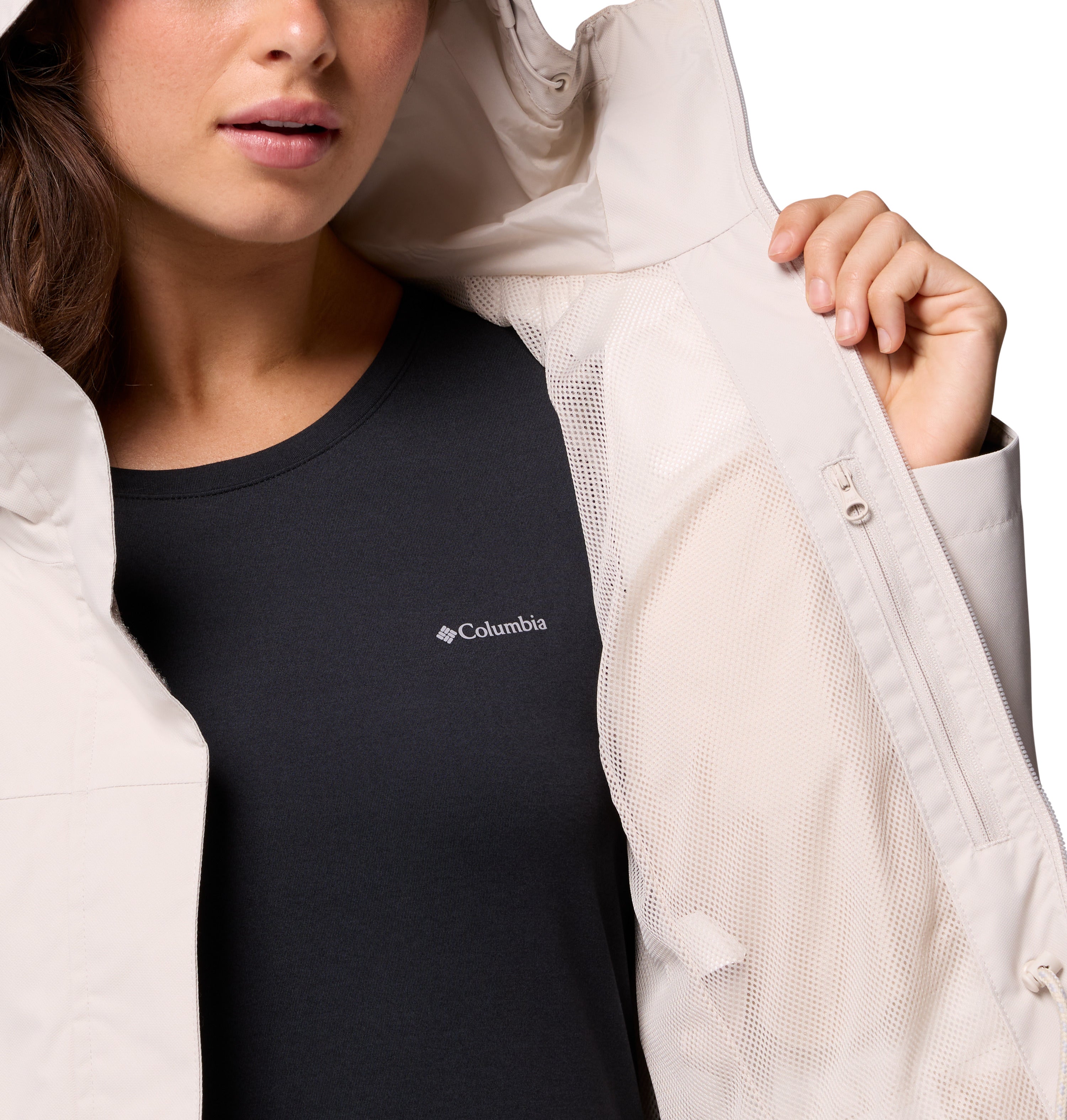 Chamarra Larga Impermeable para Mujer Columbia Hikebound II Jacket
